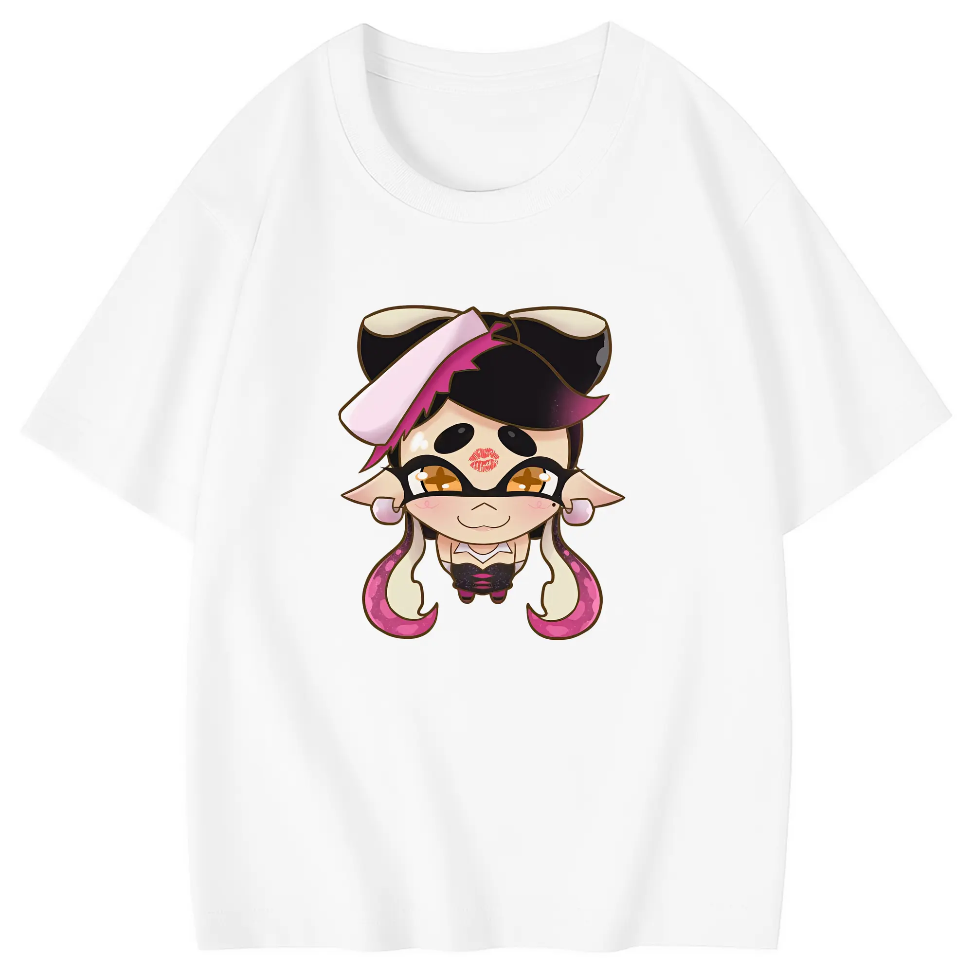スプラトゥーン グッズ,シオカラーズ アオリ - 綿100％ キッズTシャツ ・ フロントプリント ・ 快適 通気性 ・ スポーツ カジュアル 散歩用
