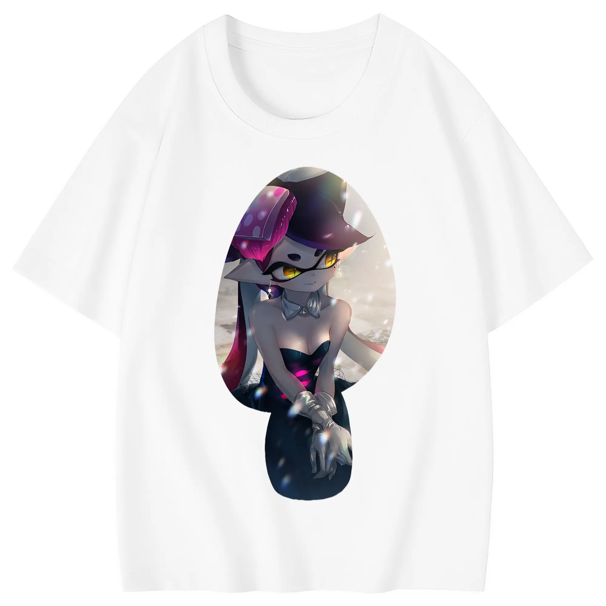 スプラトゥーン グッズ,シオカラーズ アオリ - 綿100％ キッズTシャツ ・ フロントプリント ・ 快適 通気性 ・ スポーツ カジュアル 散歩用