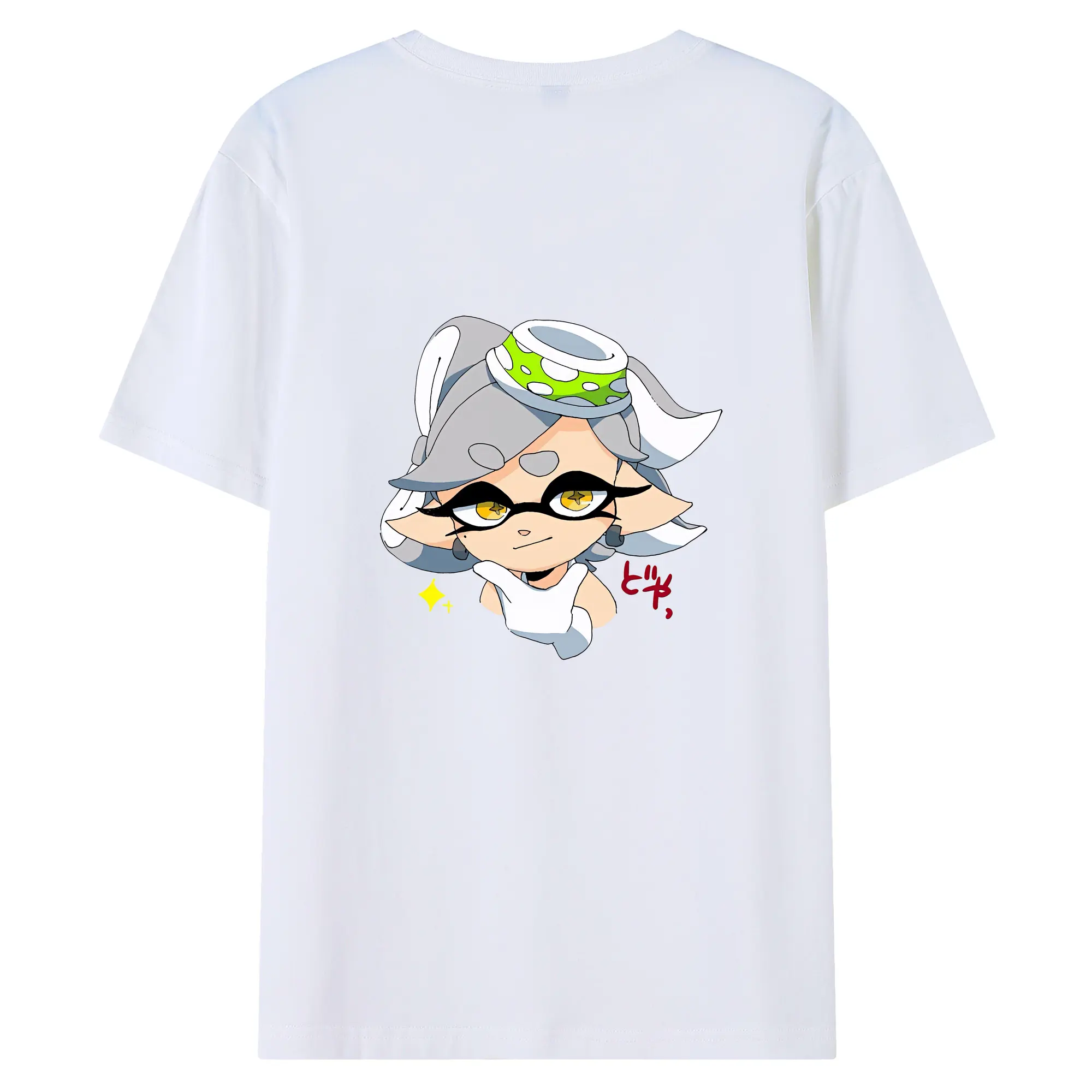 スプラトゥーン グッズ,シオカラーズ ホタル - 綿100％ 半袖Tシャツ ・ バックプリント ・ 快適 通気性 ・ 日常使い 散歩 スポーツ用
