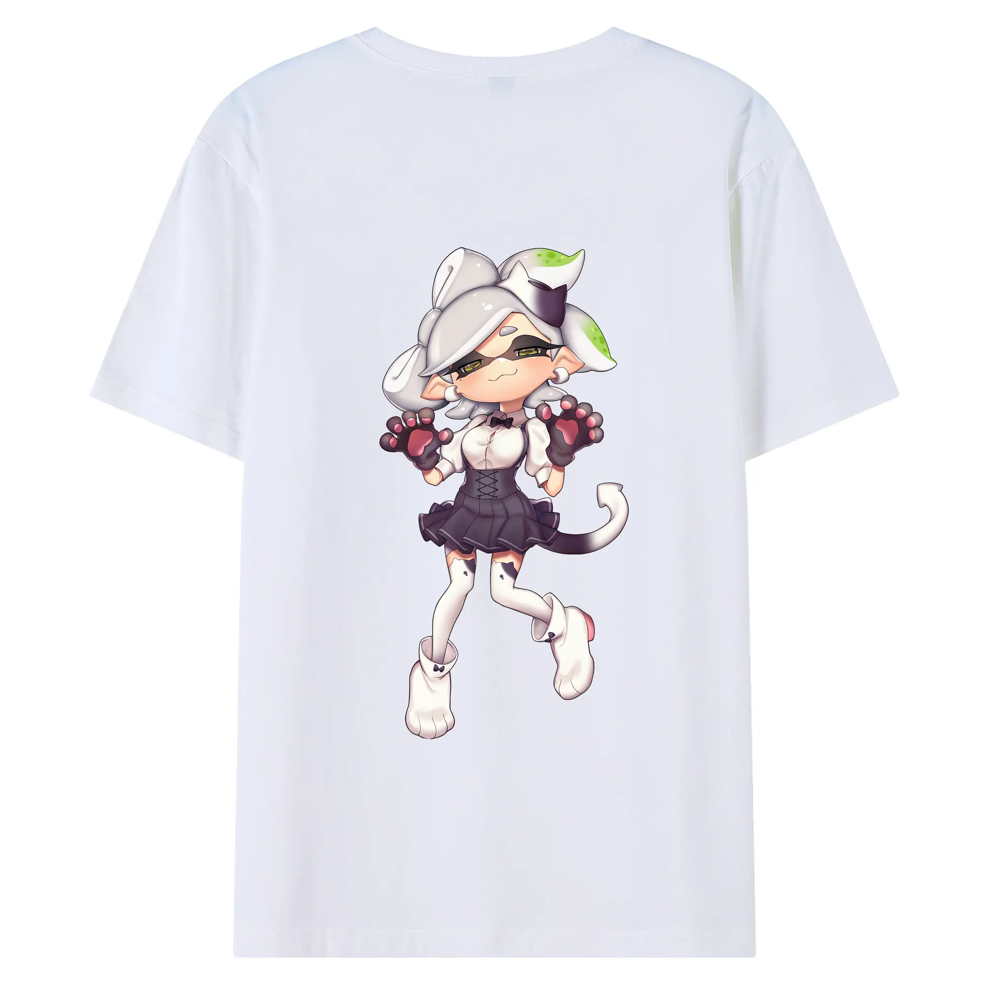 スプラトゥーン グッズ,シオカラーズ ホタル - 綿100％ 半袖Tシャツ ・ バックプリント ・ 快適 通気性 ・ 日常使い 散歩 スポーツ用