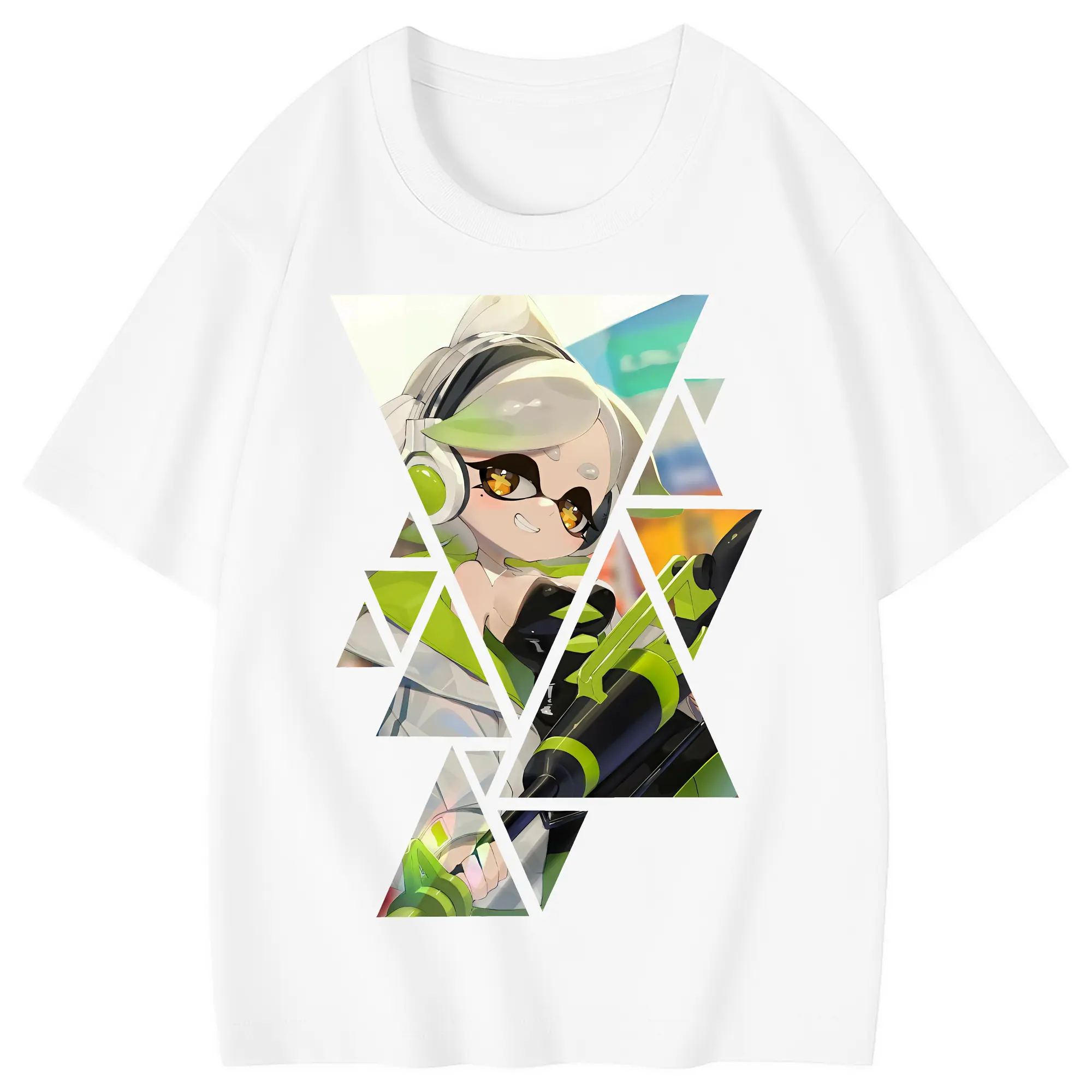 スプラトゥーン グッズ,シオカラーズ ホタル - 綿100％ キッズTシャツ ・ フロントプリント ・ 快適 通気性 ・ スポーツ カジュアル 散歩用