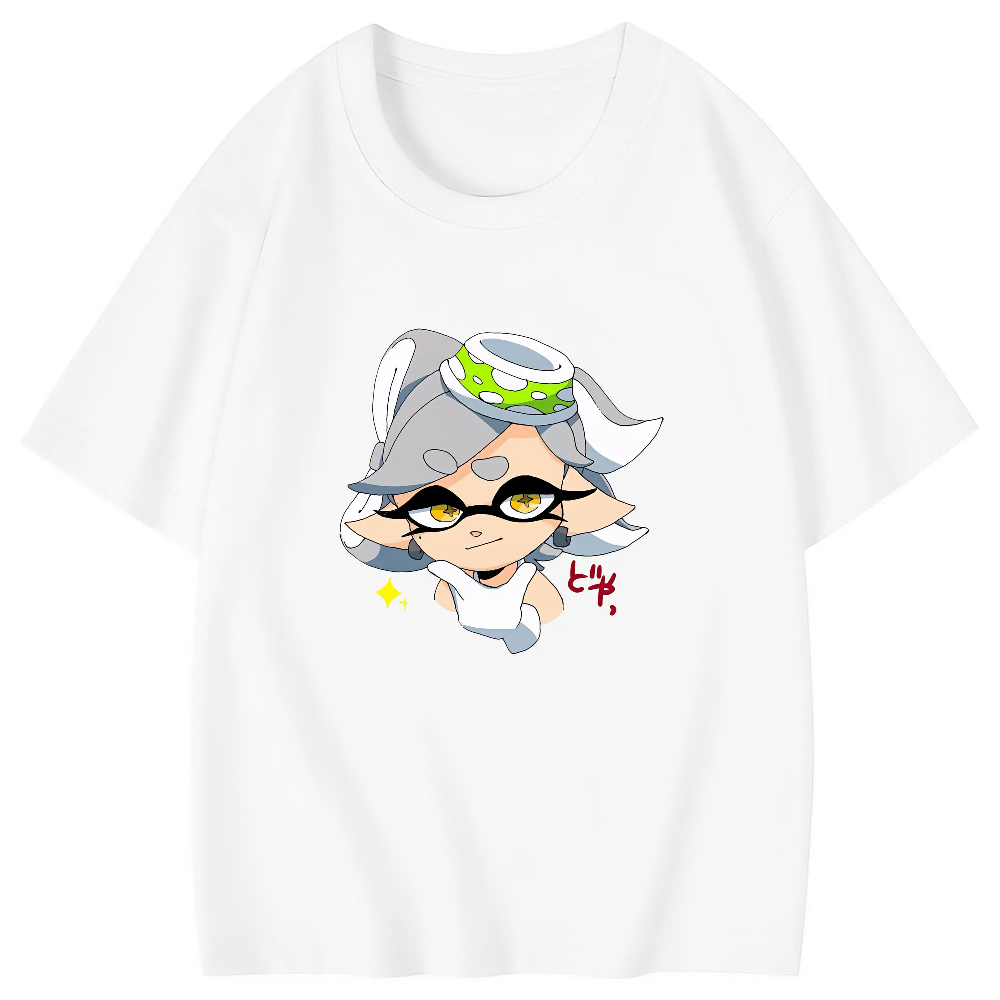 スプラトゥーン グッズ,シオカラーズ ホタル - 綿100％ キッズTシャツ ・ フロントプリント ・ 快適 通気性 ・ スポーツ カジュアル 散歩用