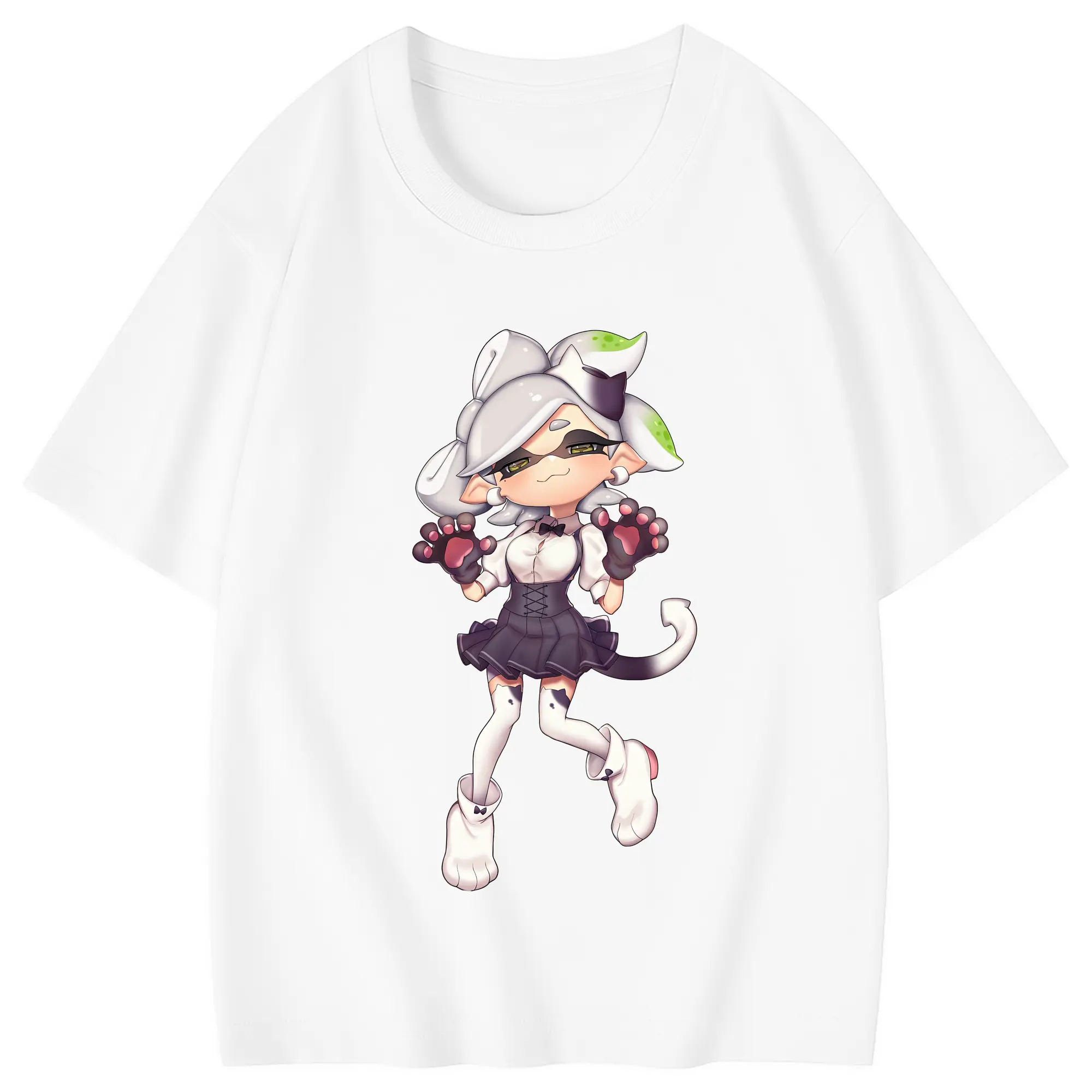 スプラトゥーン グッズ,シオカラーズ ホタル - 綿100％ キッズTシャツ ・ フロントプリント ・ 快適 通気性 ・ スポーツ カジュアル 散歩用