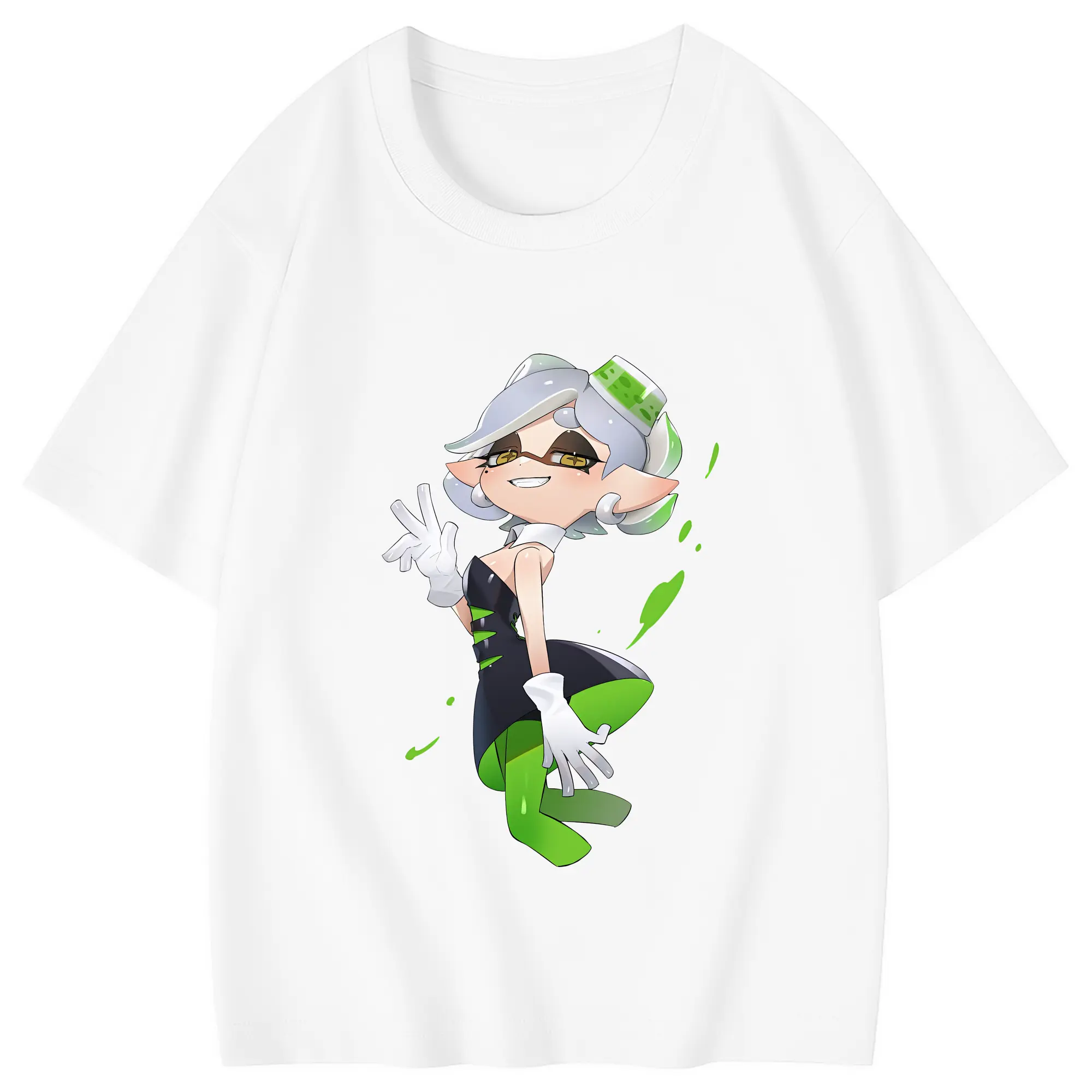 スプラトゥーン グッズ,シオカラーズ ホタル - 綿100％ キッズTシャツ ・ フロントプリント ・ 快適 通気性 ・ スポーツ カジュアル 散歩用