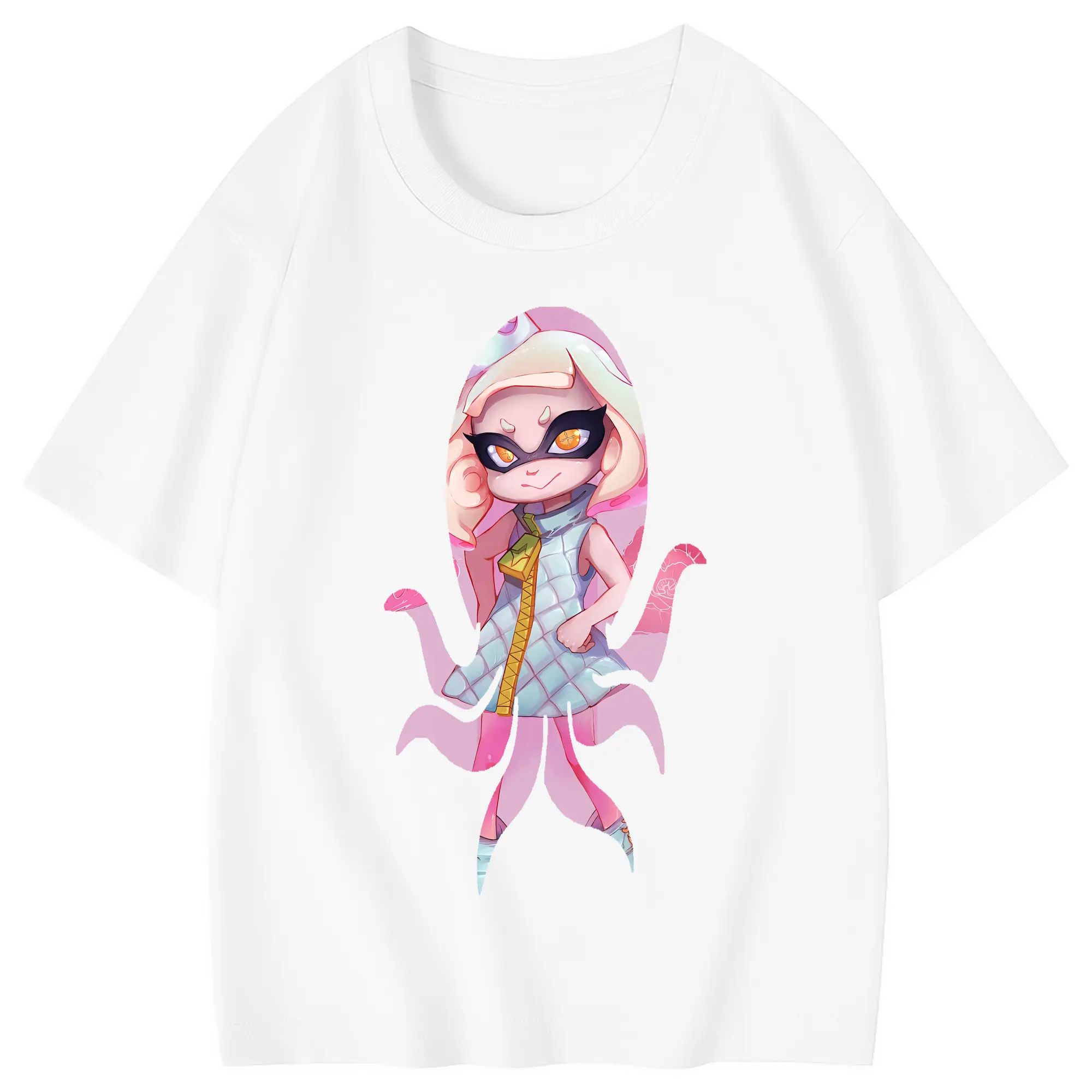 スプラトゥーン グッズ,ヒメ - 綿100％ キッズTシャツ ・ フロントプリント ・ 快適 通気性 ・ スポーツ カジュアル 散歩用