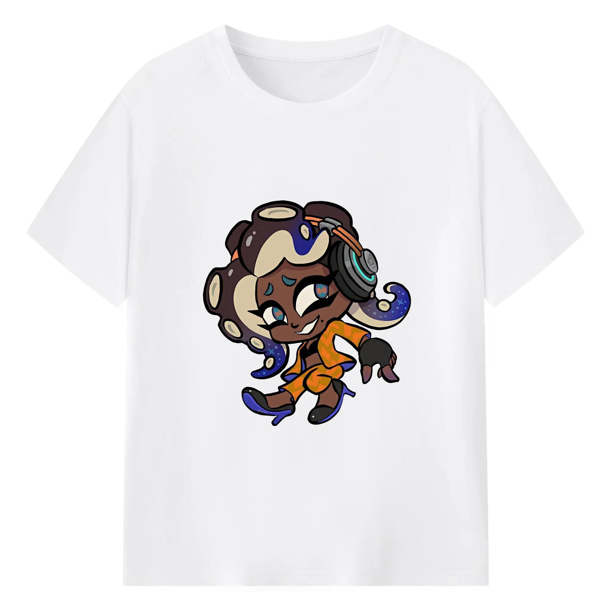 スプラトゥーン グッズ,イイダ - 綿100％ 半袖Tシャツ ・ フロントプリント ・ 快適 通気性 ・ 日常使い 散歩 スポーツ用
