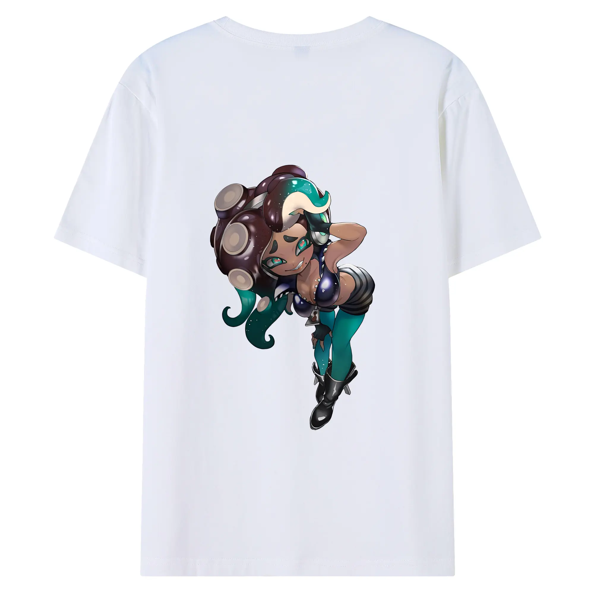 スプラトゥーン グッズ,イイダ - 綿100％ 半袖Tシャツ ・ バックプリント ・ 快適 通気性 ・ 日常使い 散歩 スポーツ用