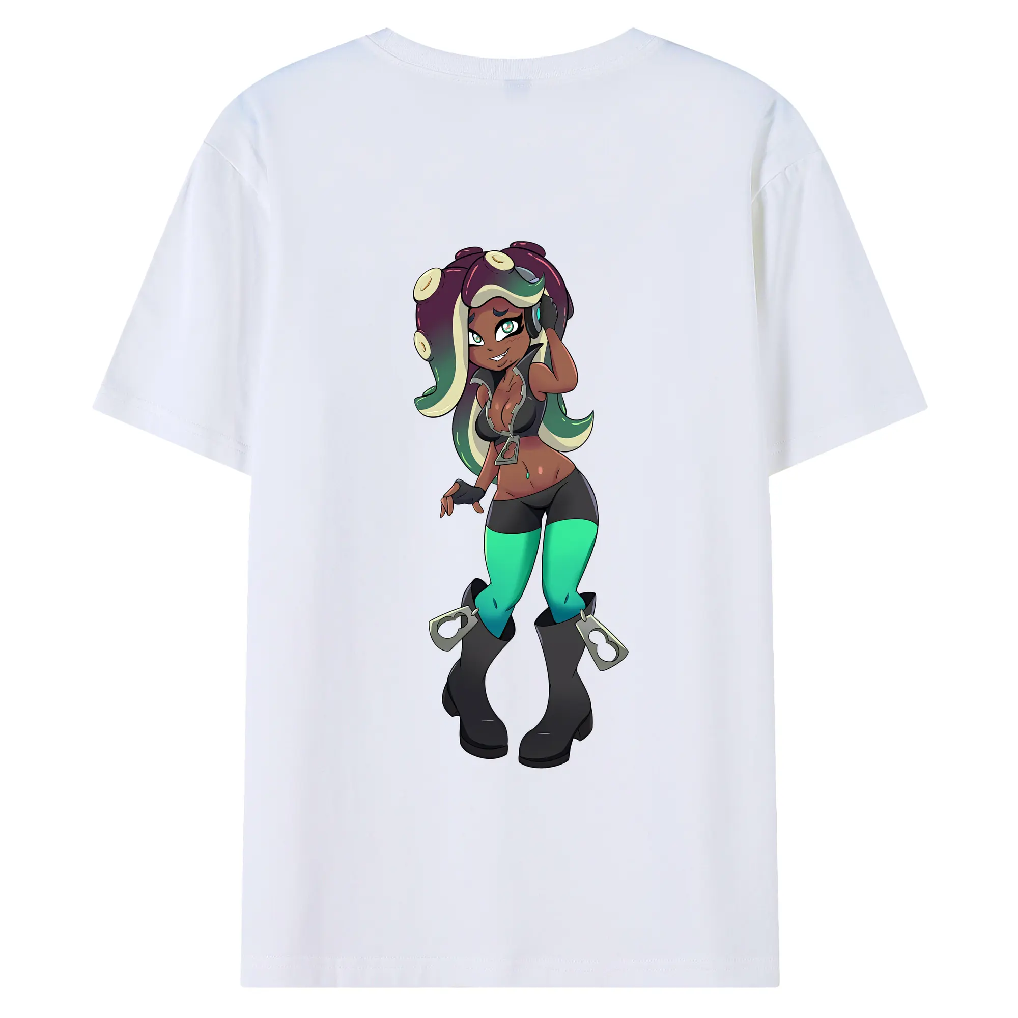 スプラトゥーン グッズ,イイダ - 綿100％ 半袖Tシャツ ・ バックプリント ・ 快適 通気性 ・ 日常使い 散歩 スポーツ用
