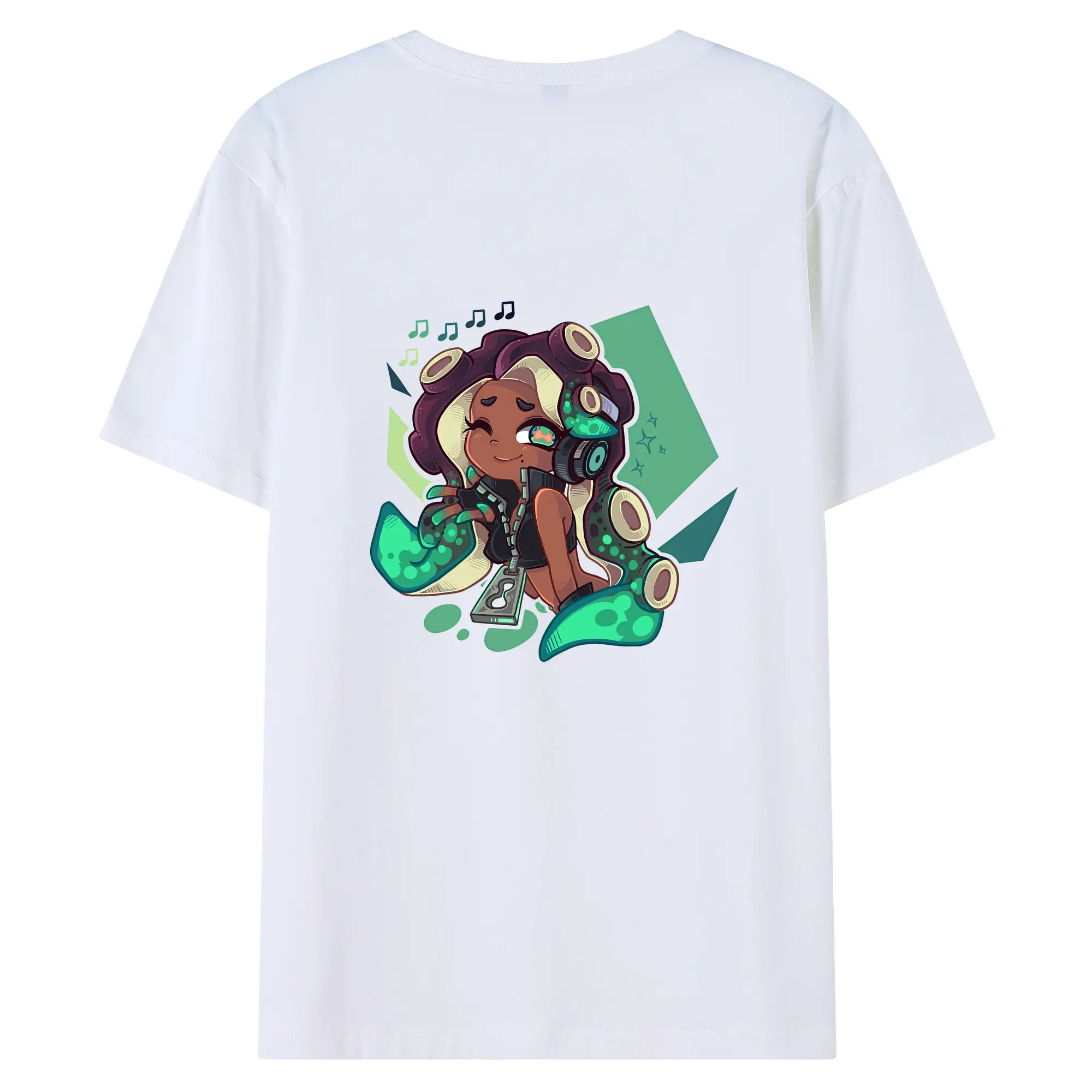スプラトゥーン グッズ,イイダ - 綿100％ 半袖Tシャツ ・ バックプリント ・ 快適 通気性 ・ 日常使い 散歩 スポーツ用