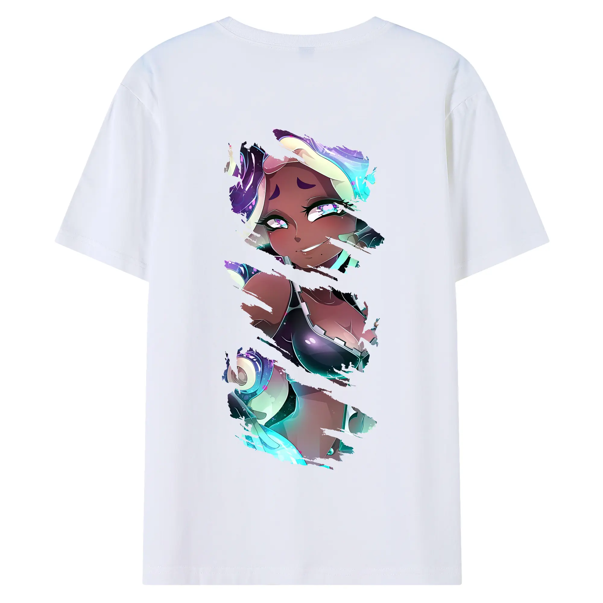 スプラトゥーン グッズ,イイダ - 綿100％ 半袖Tシャツ ・ バックプリント ・ 快適 通気性 ・ 日常使い 散歩 スポーツ用