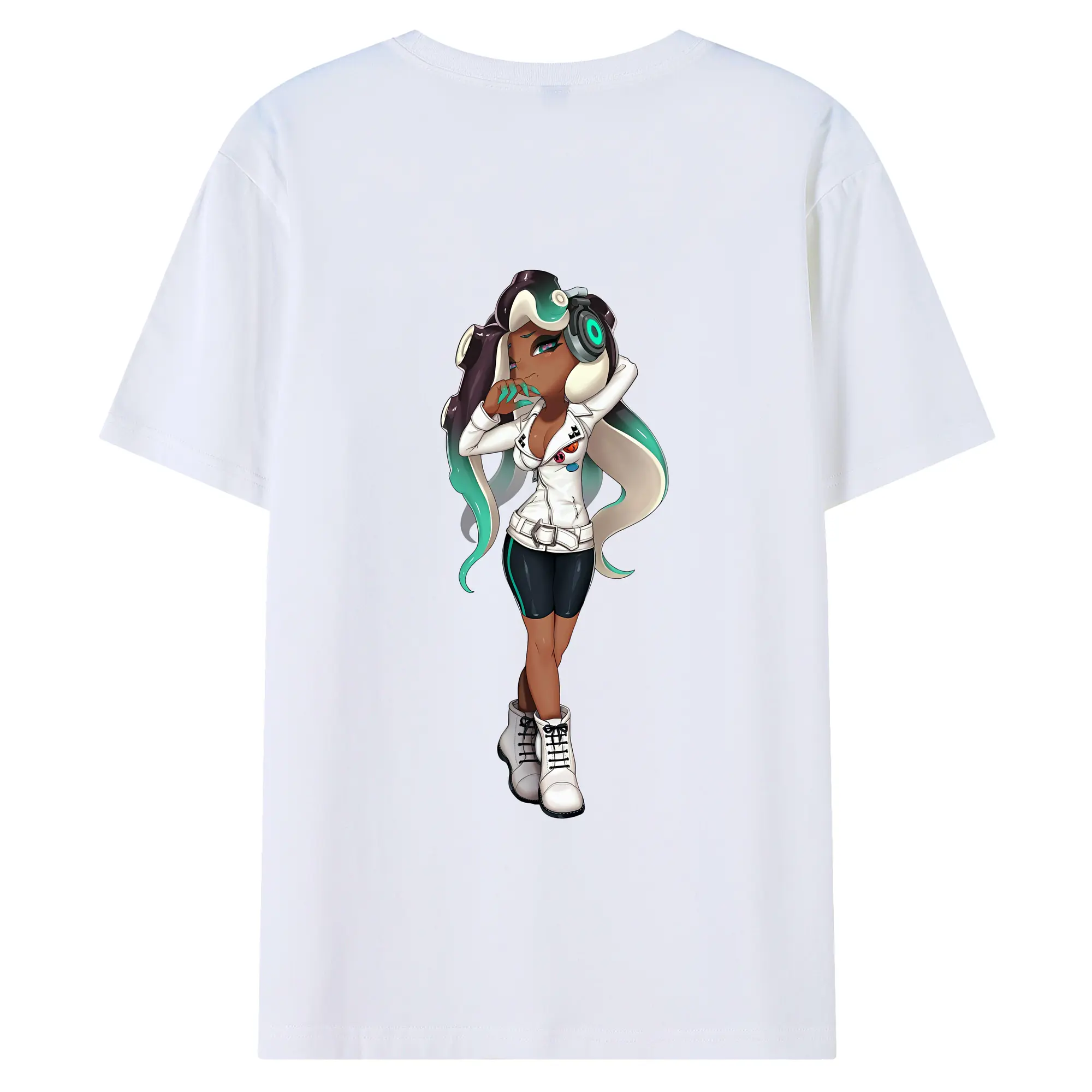 スプラトゥーン グッズ,イイダ - 綿100％ 半袖Tシャツ ・ バックプリント ・ 快適 通気性 ・ 日常使い 散歩 スポーツ用
