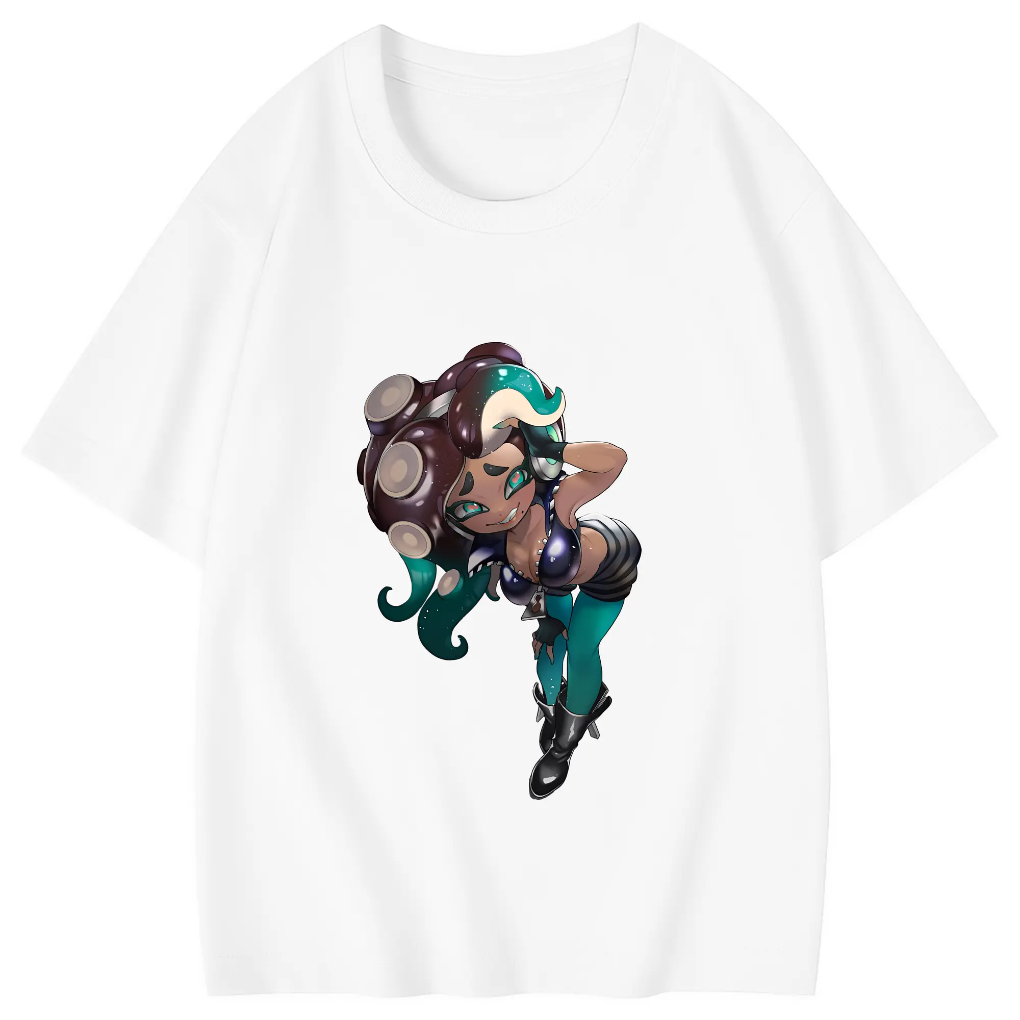 スプラトゥーン グッズ,イイダ - 綿100％ キッズTシャツ ・ フロントプリント ・ 快適 通気性 ・ スポーツ カジュアル 散歩用