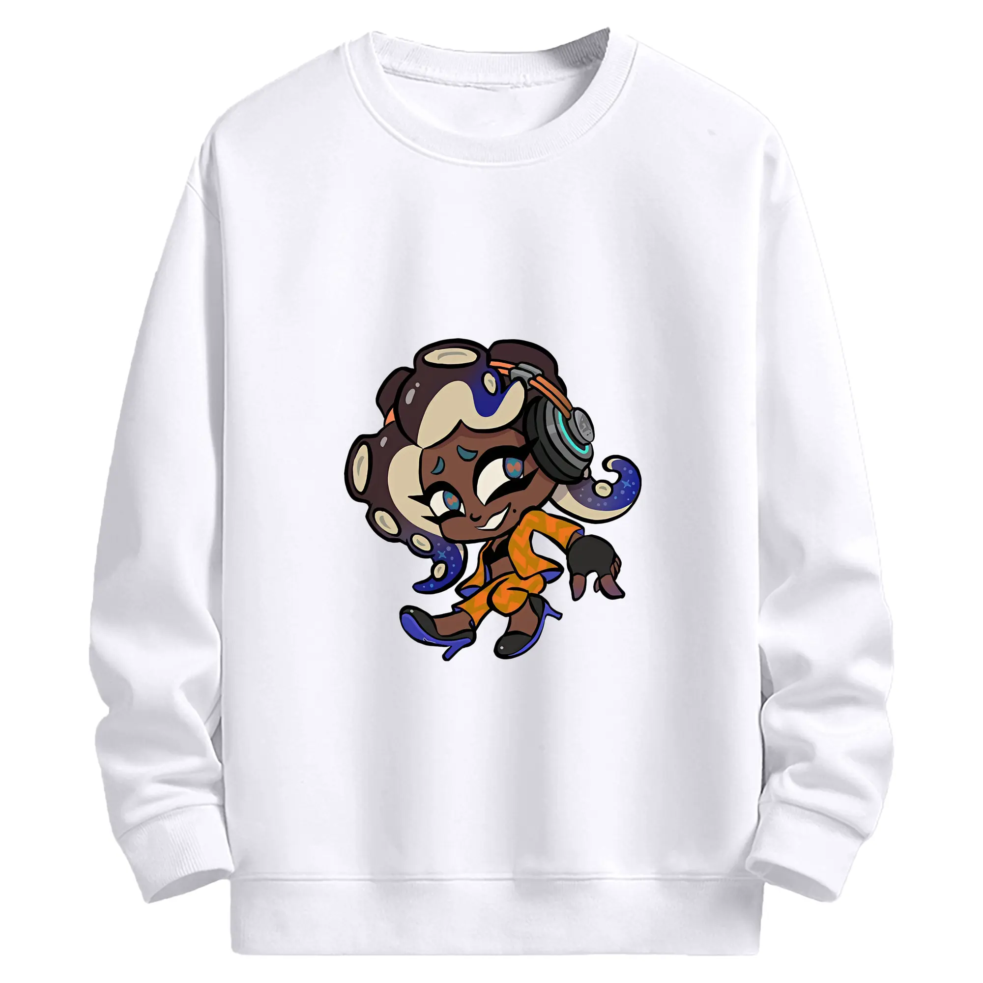 スプラトゥーン グッズ,イイダ - 高品質 クルーネック スウェット ・ コットン59％ ポリエステル41％ ・ ユニセックス 長袖 トレーナー ・ カジュアル デイリー スポーツ 散歩用