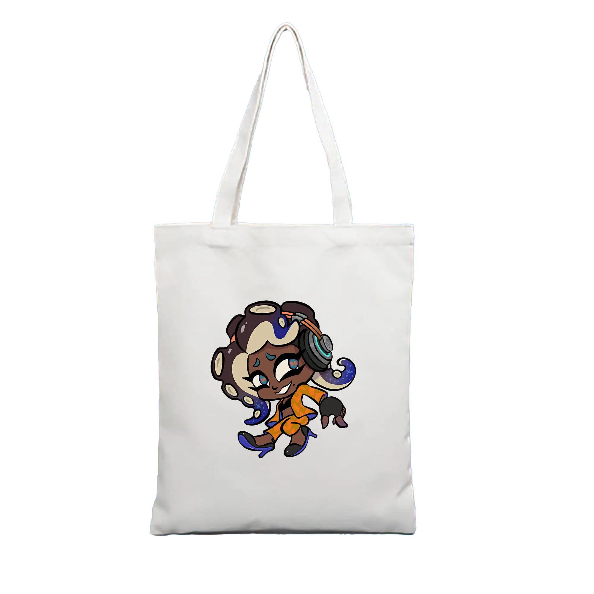 スプラトゥーン グッズ,イイダ - 縦型キャンバス手提げバッグ（トートバッグ） ・ キャンバス素材 ・ ショッピング用 ・ 軽量 丈夫 お手入れ簡単