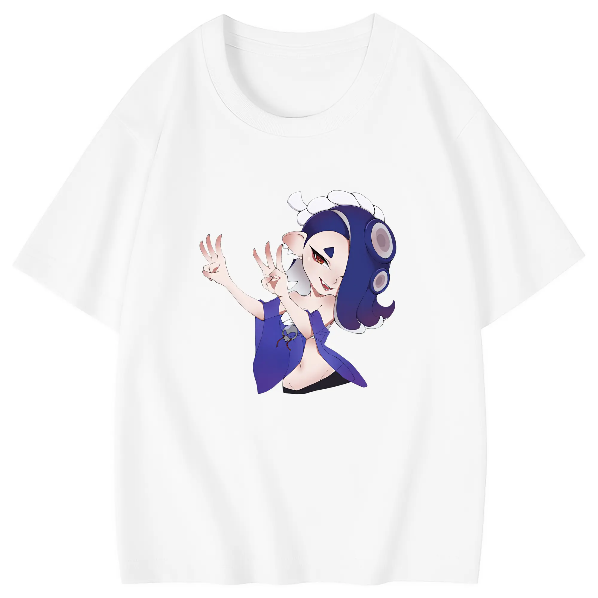 スプラトゥーン グッズ,フウカ - 綿100％ キッズTシャツ ・ フロントプリント ・ 快適 通気性 ・ スポーツ カジュアル 散歩用