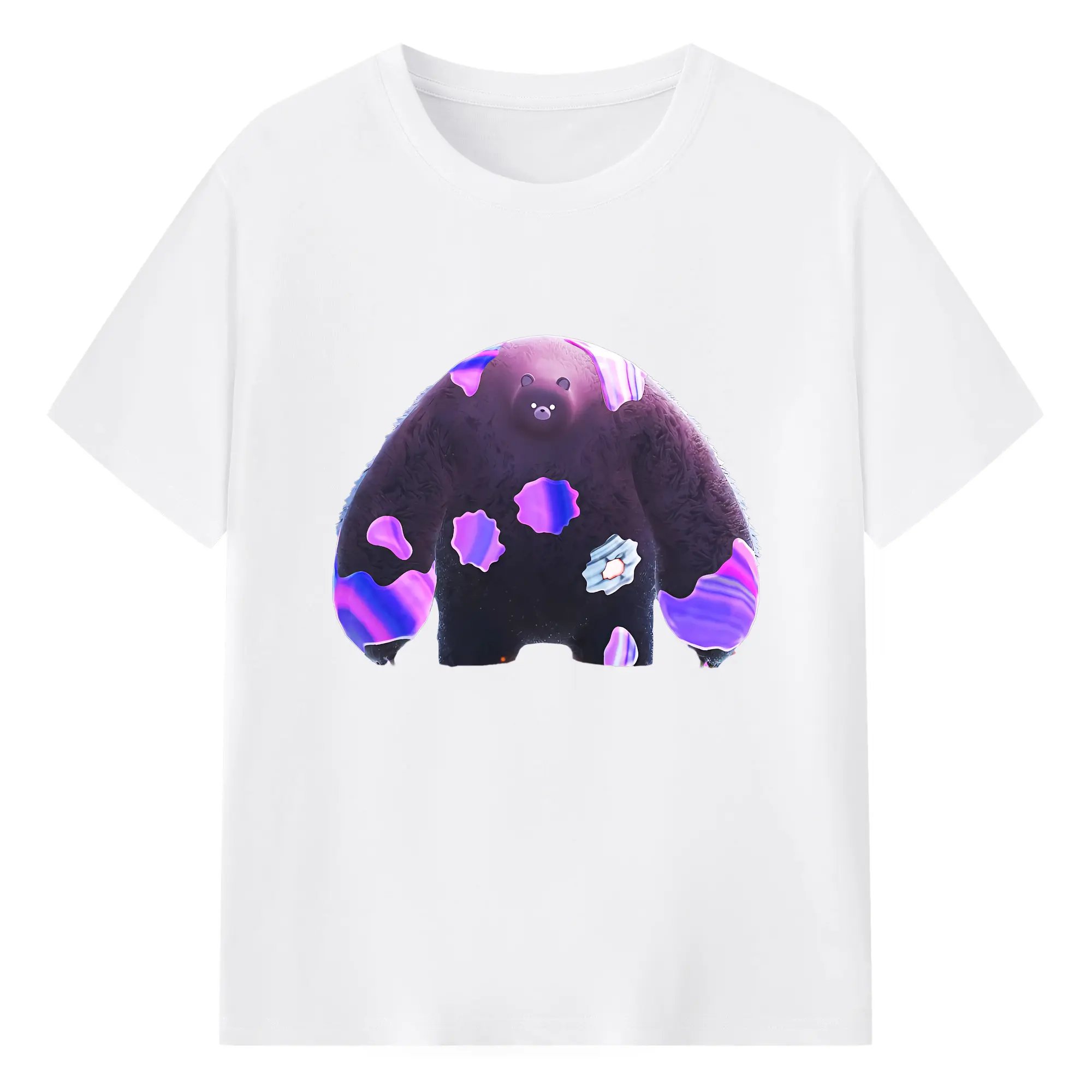 スプラトゥーン グッズ,クマサン - 綿100％ 半袖Tシャツ ・ フロントプリント ・ 快適 通気性 ・ 日常使い 散歩 スポーツ用