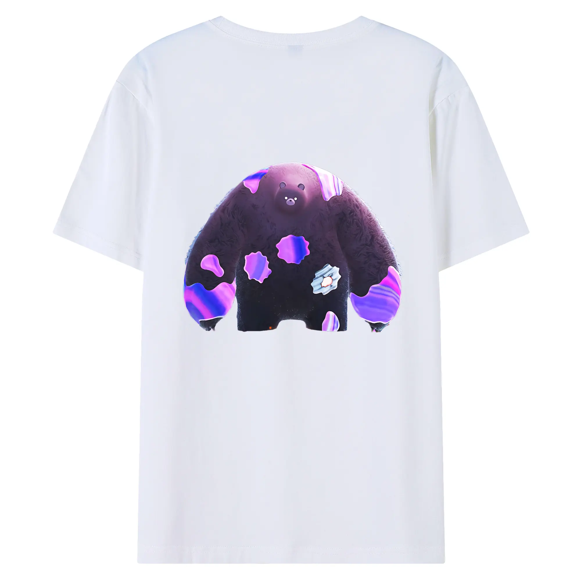 スプラトゥーン グッズ,クマサン - 綿100％ 半袖Tシャツ ・ バックプリント ・ 快適 通気性 ・ 日常使い 散歩 スポーツ用