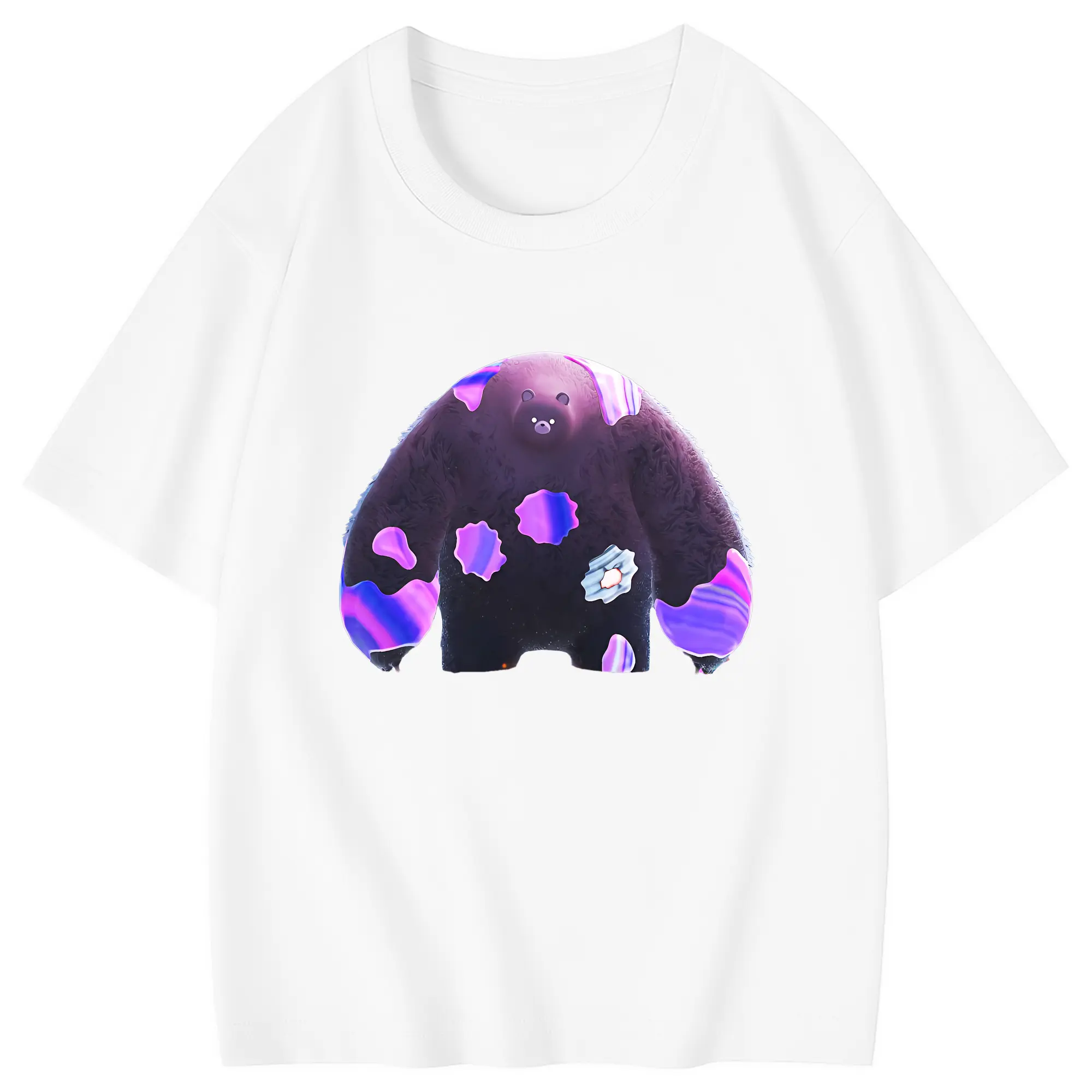 スプラトゥーン グッズ,クマサン - 綿100％ キッズTシャツ ・ フロントプリント ・ 快適 通気性 ・ スポーツ カジュアル 散歩用
