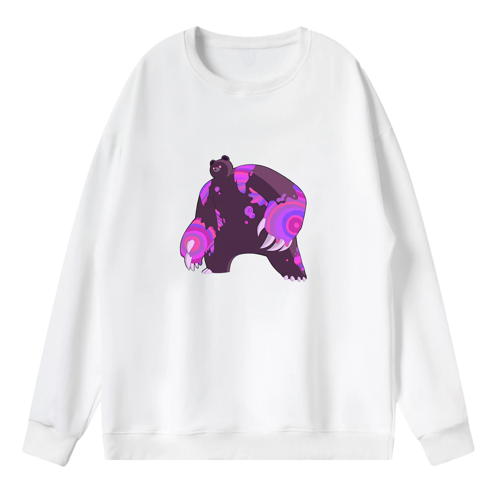 スプラトゥーン グッズ,クマサン - 薄手 クルーネック スウェット 裏毛260g · ポリエステル 春秋向け カジュアル 男女兼用 · トレーナー デイリー スポーツ 散歩に最適