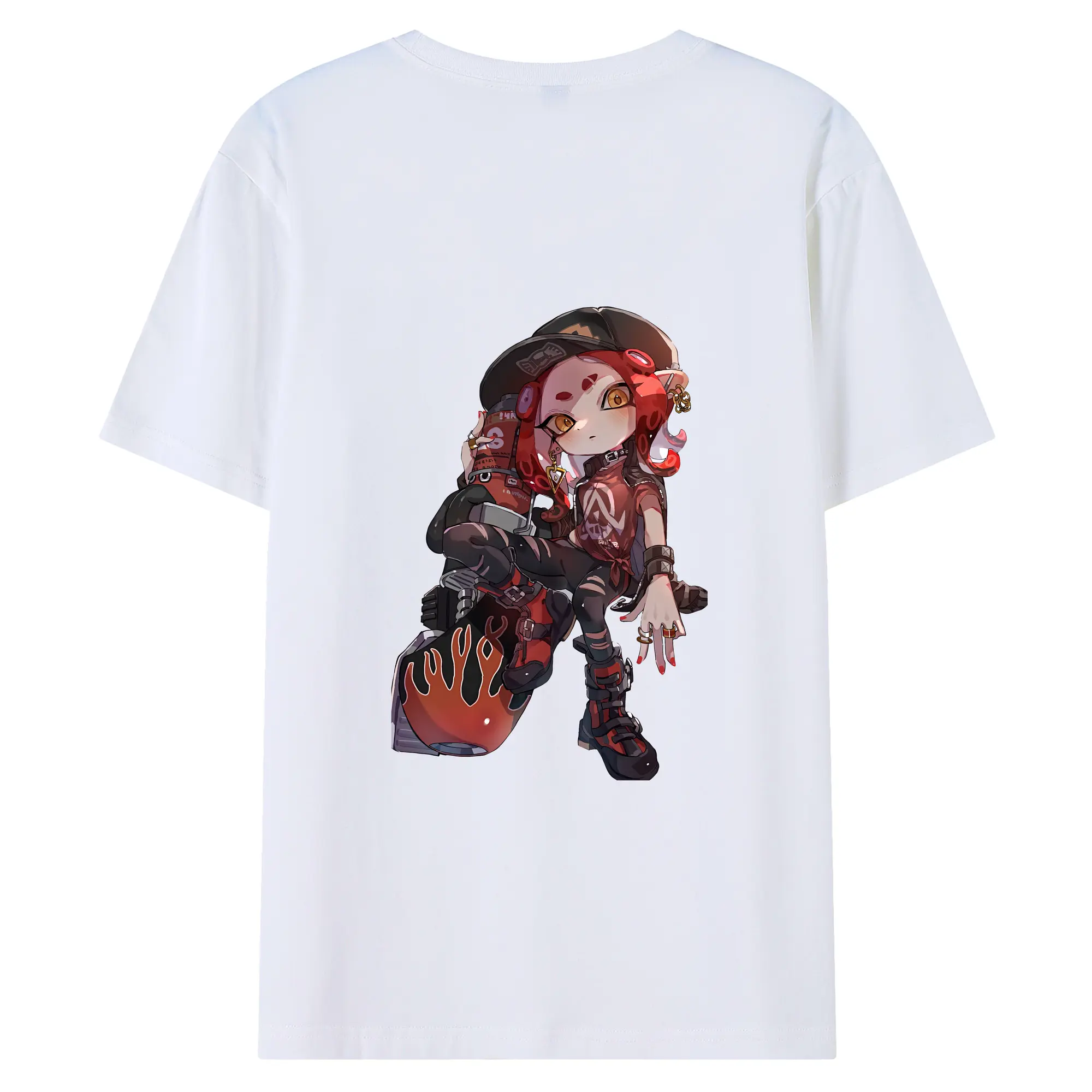 スプラトゥーン グッズ,インクリング - 綿100％ 半袖Tシャツ ・ バックプリント ・ 快適 通気性 ・ 日常使い 散歩 スポーツ用