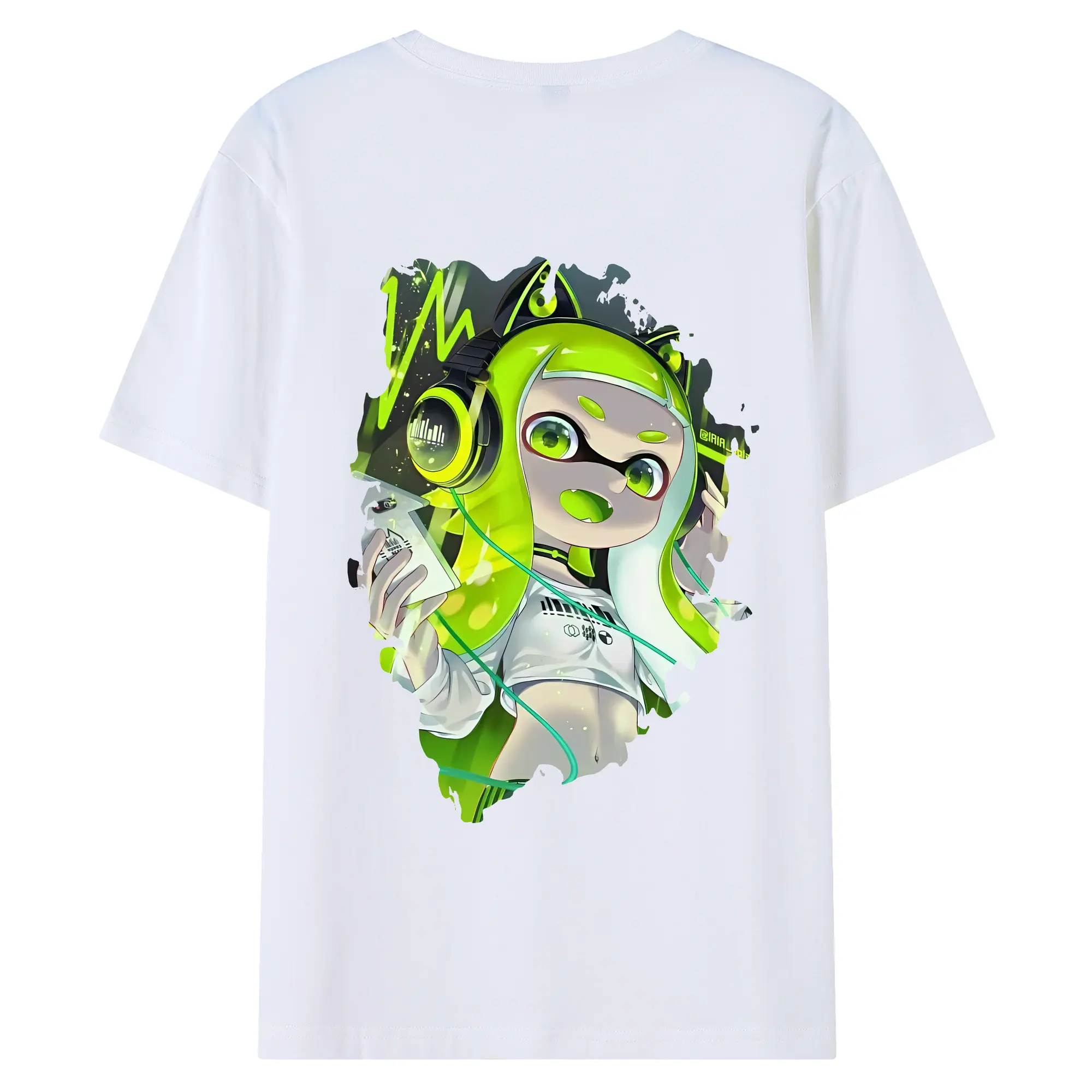 スプラトゥーン グッズ,インクリング - 綿100％ 半袖Tシャツ ・ バックプリント ・ 快適 通気性 ・ 日常使い 散歩 スポーツ用