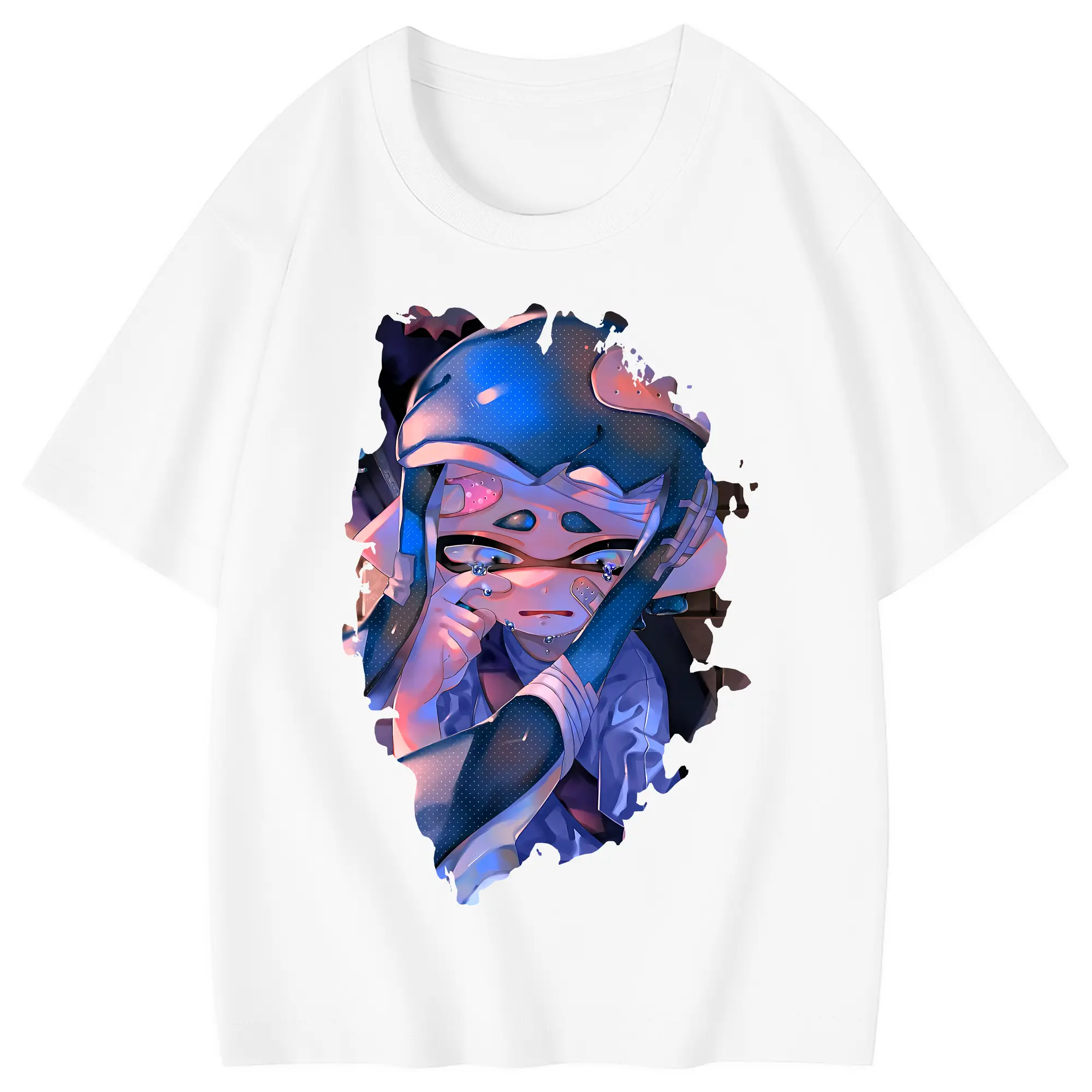 スプラトゥーン グッズ,インクリング - 綿100％ キッズTシャツ ・ フロントプリント ・ 快適 通気性 ・ スポーツ カジュアル 散歩用