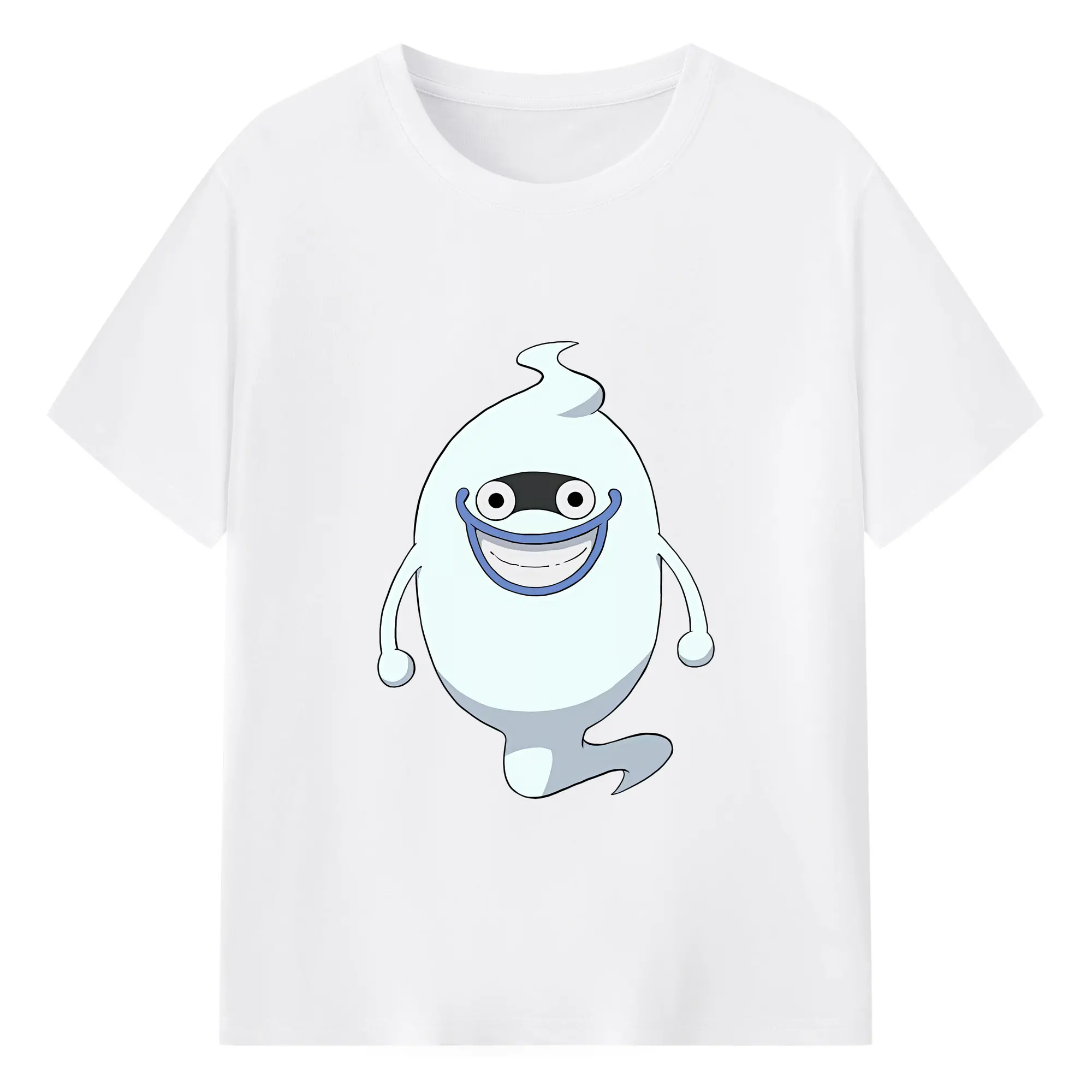 妖怪ウォッチ グッズ,ウィスパー - 綿100％ 半袖Tシャツ ・ フロントプリント ・ 快適 通気性 ・ 日常使い 散歩 スポーツ用
