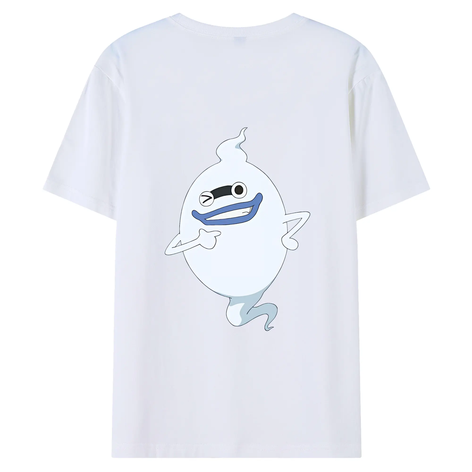 妖怪ウォッチ グッズ,ウィスパー - 綿100％ 半袖Tシャツ ・ バックプリント ・ 快適 通気性 ・ 日常使い 散歩 スポーツ用