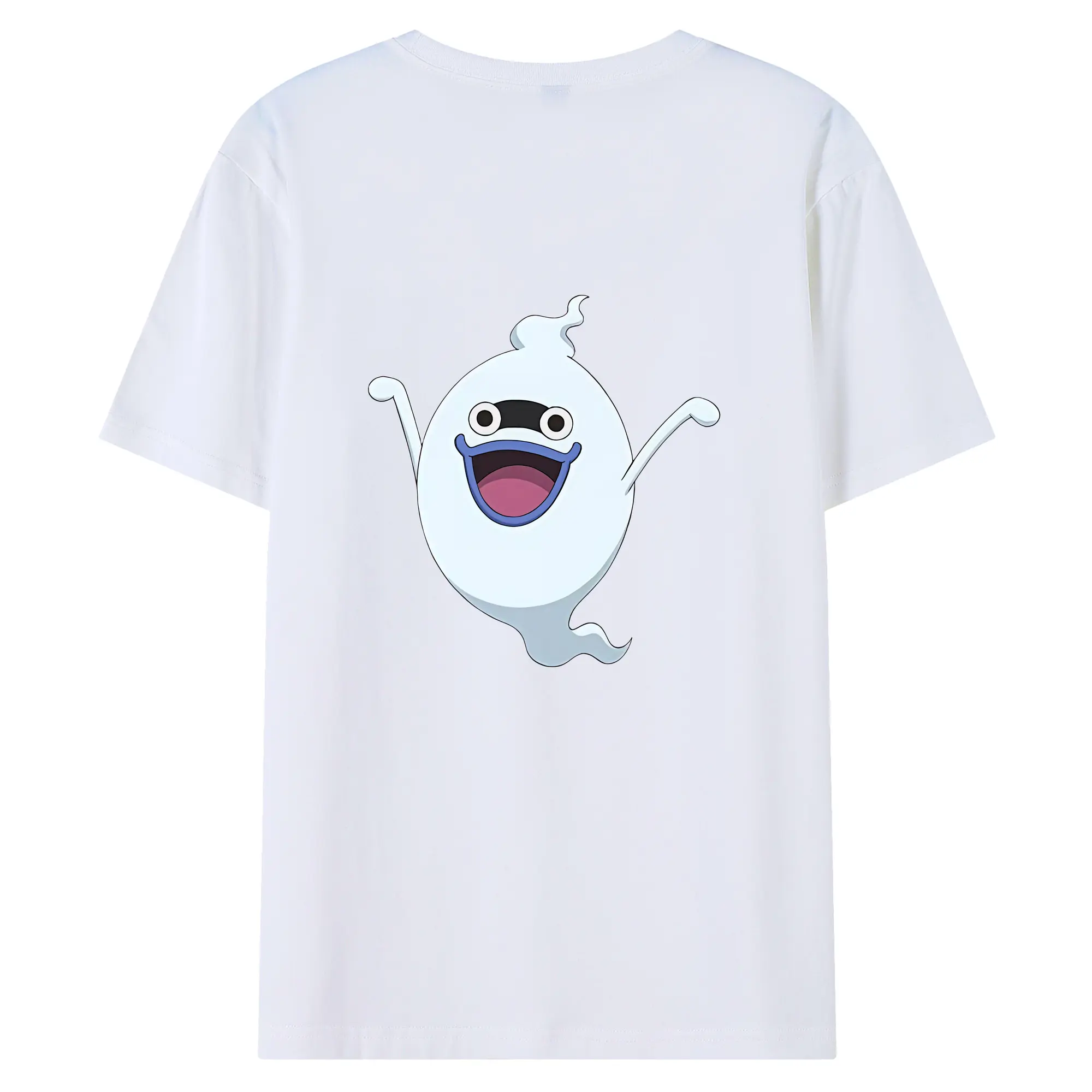 妖怪ウォッチ グッズ,ウィスパー - 綿100％ 半袖Tシャツ ・ バックプリント ・ 快適 通気性 ・ 日常使い 散歩 スポーツ用