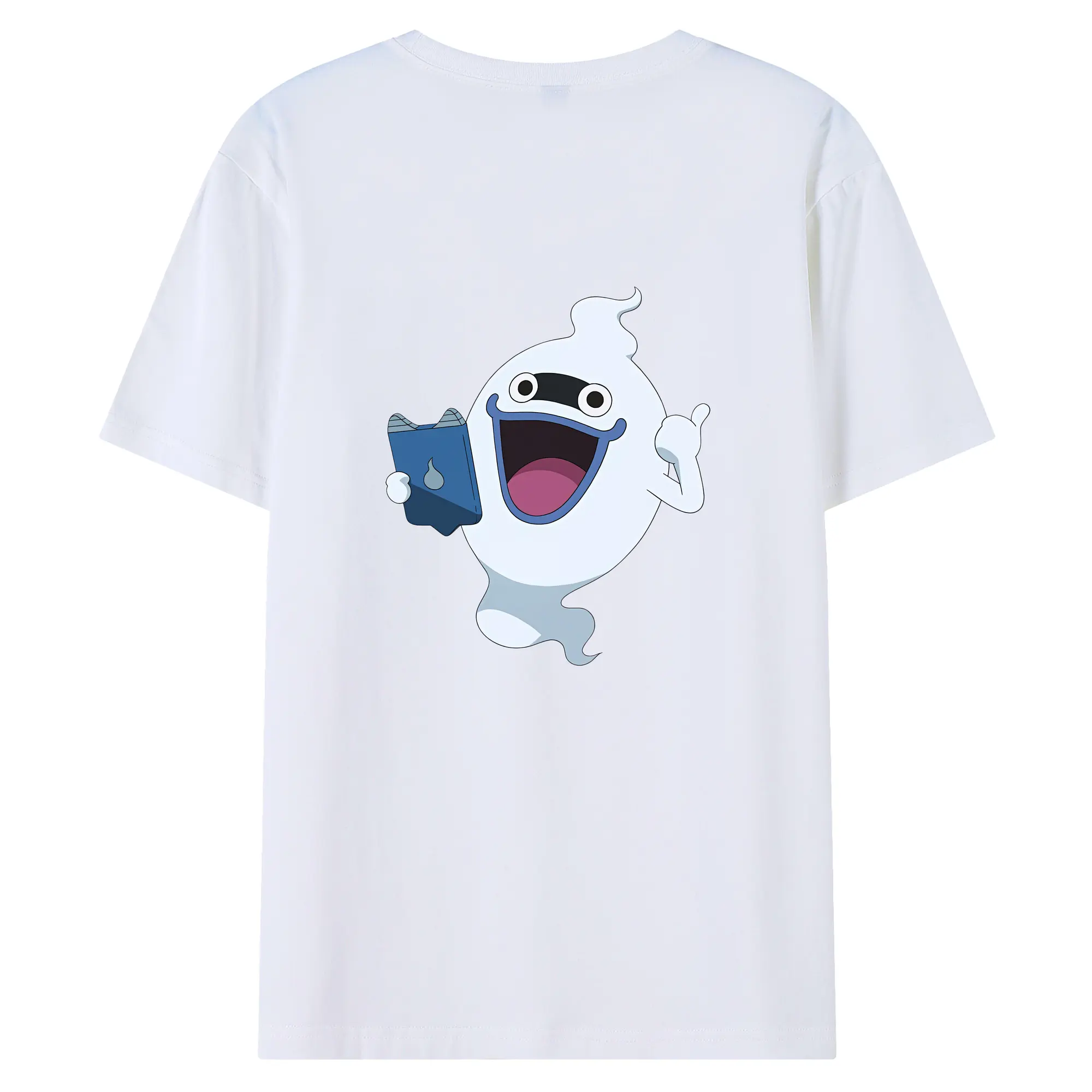 妖怪ウォッチ グッズ,ウィスパー - 綿100％ 半袖Tシャツ ・ バックプリント ・ 快適 通気性 ・ 日常使い 散歩 スポーツ用