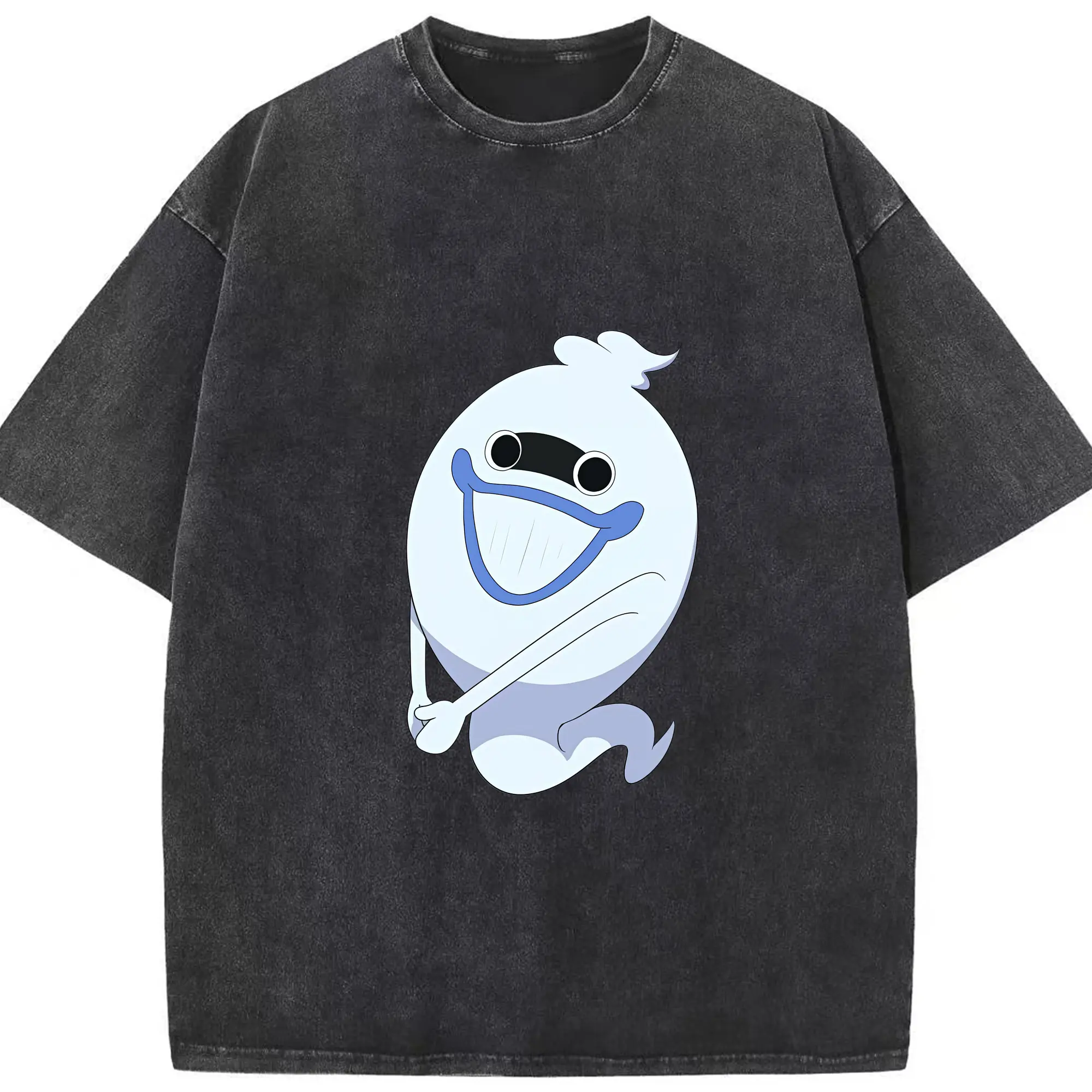 妖怪ウォッチ グッズ,ウィスパー - 綿100％ ヴィンテージ風 半袖Tシャツ ・ フロントプリント ・ 柔らか肌触り ・ 通気性 快適 ・ スポーツ カジュアル 外出用