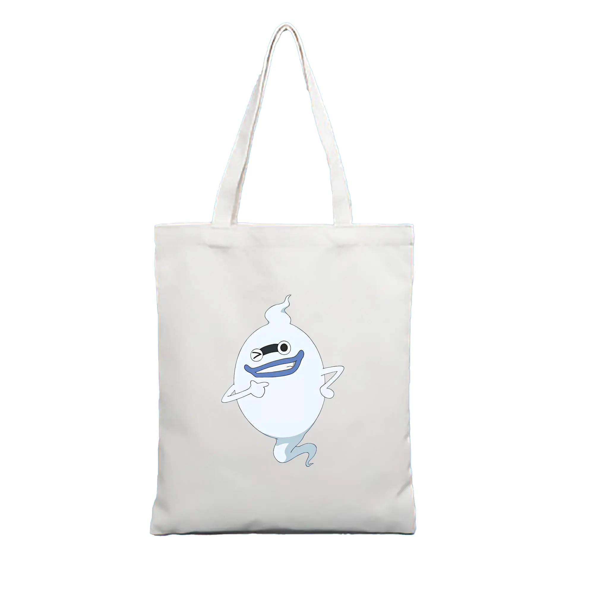 妖怪ウォッチ グッズ,ウィスパー - 縦型キャンバス手提げバッグ（トートバッグ） ・ キャンバス素材 ・ ショッピング用 ・ 軽量 丈夫 お手入れ簡単