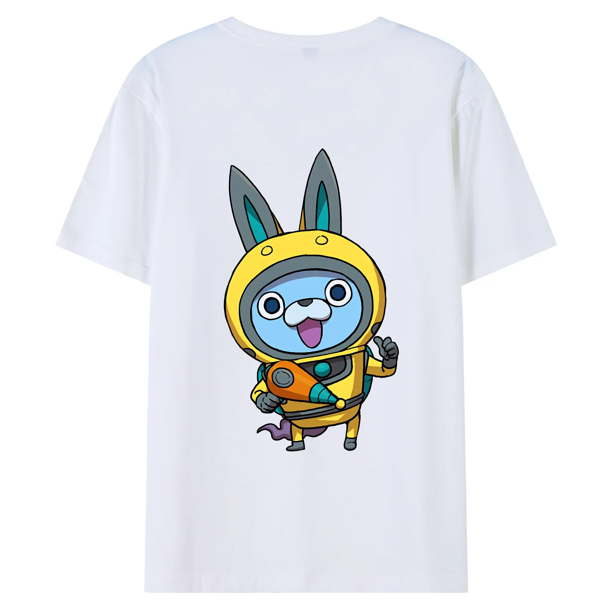 妖怪ウォッチ グッズ,USAピョン - 綿100％ 半袖Tシャツ ・ バックプリント ・ 快適 通気性 ・ 日常使い 散歩 スポーツ用