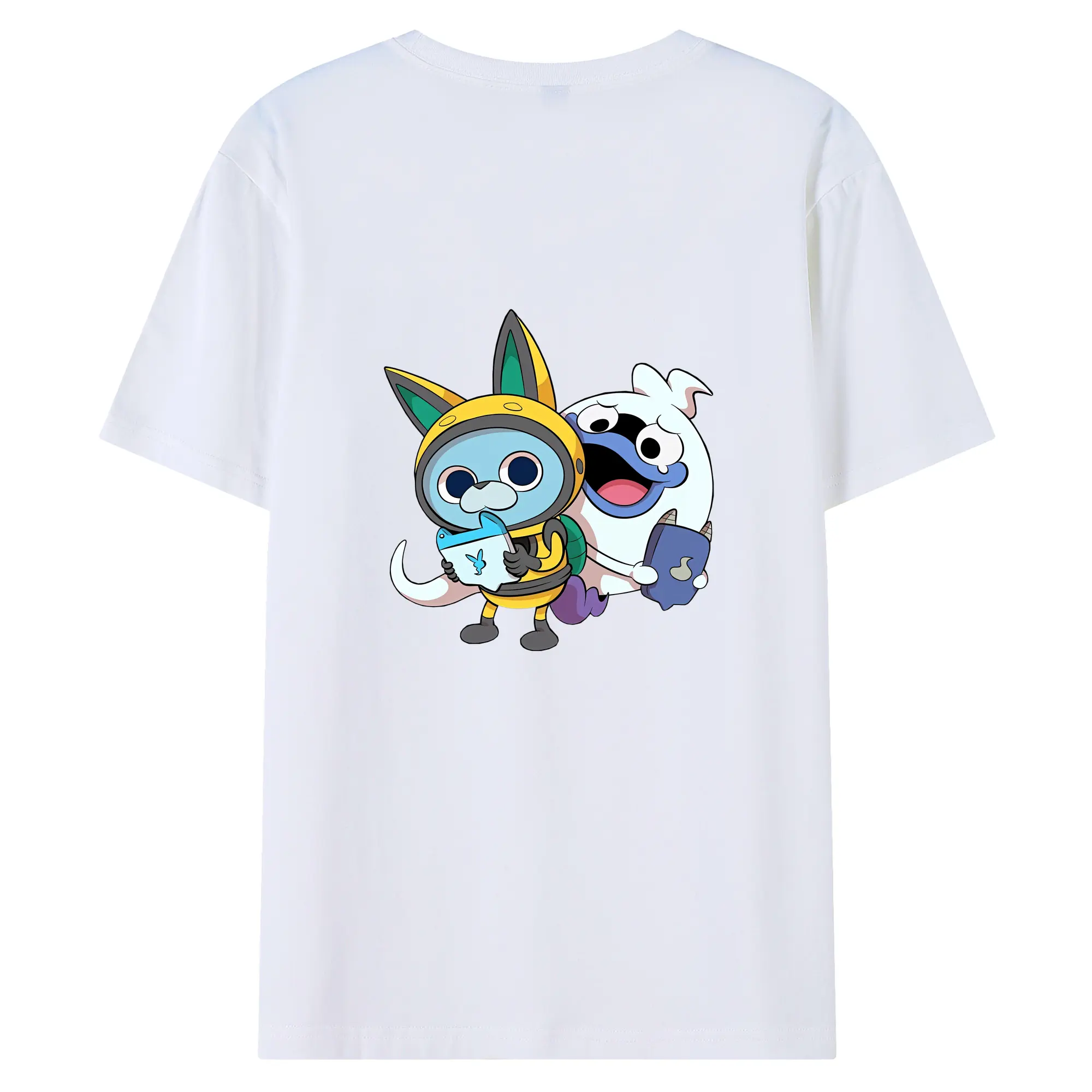 妖怪ウォッチ グッズ,USAピョン - 綿100％ 半袖Tシャツ ・ バックプリント ・ 快適 通気性 ・ 日常使い 散歩 スポーツ用