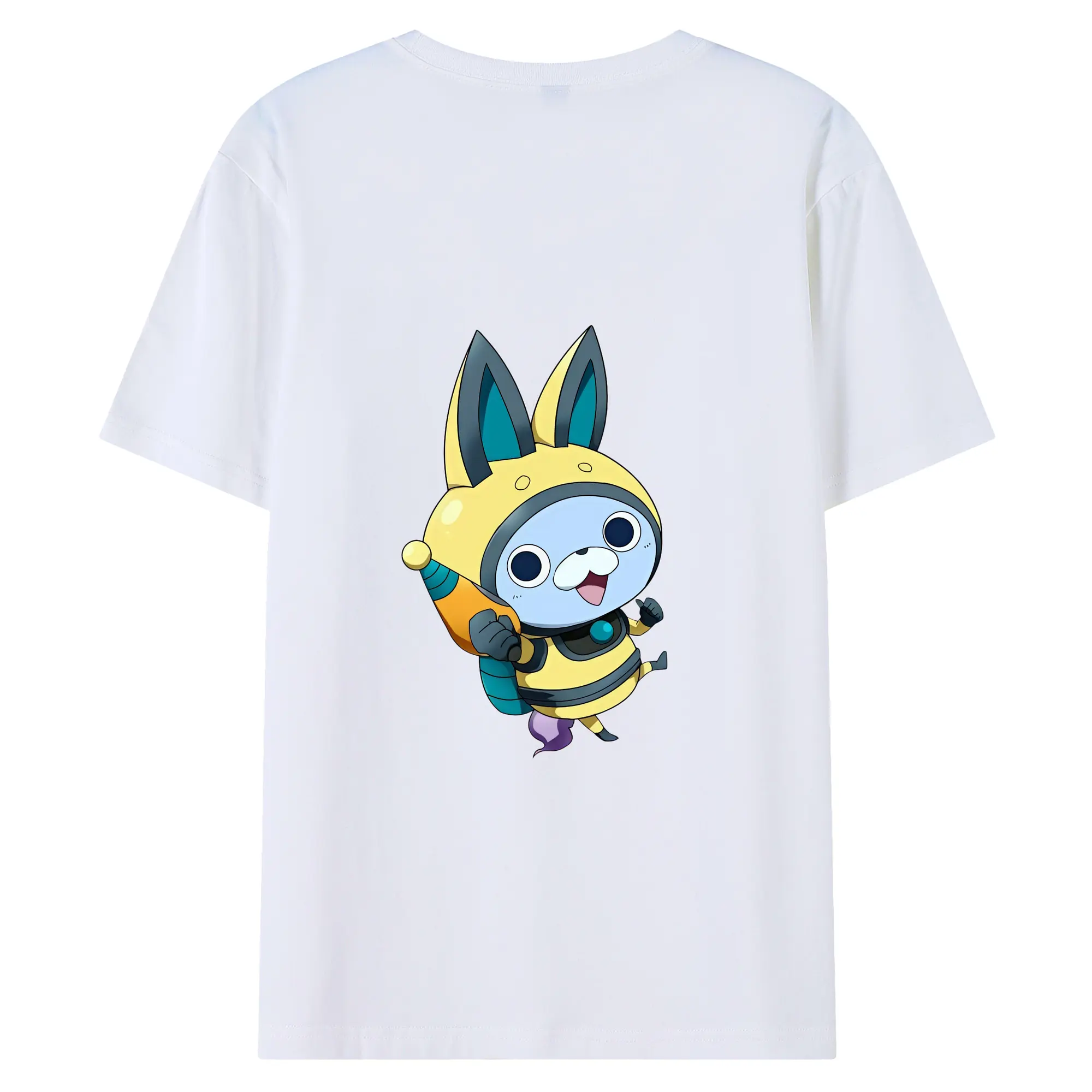 妖怪ウォッチ グッズ,USAピョン - 綿100％ 半袖Tシャツ ・ バックプリント ・ 快適 通気性 ・ 日常使い 散歩 スポーツ用