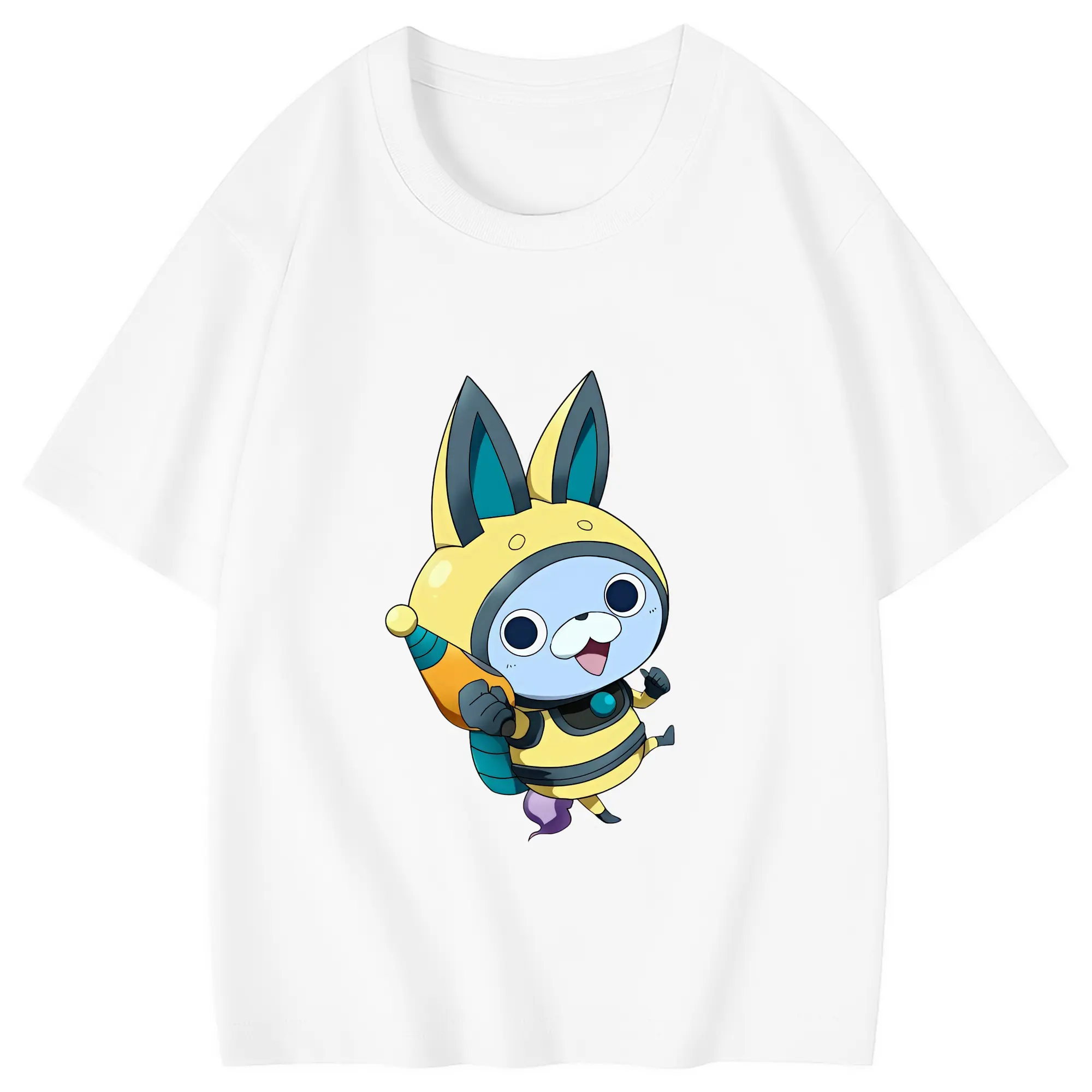妖怪ウォッチ グッズ,USAピョン - 綿100％ キッズTシャツ ・ フロントプリント ・ 快適 通気性 ・ スポーツ カジュアル 散歩用