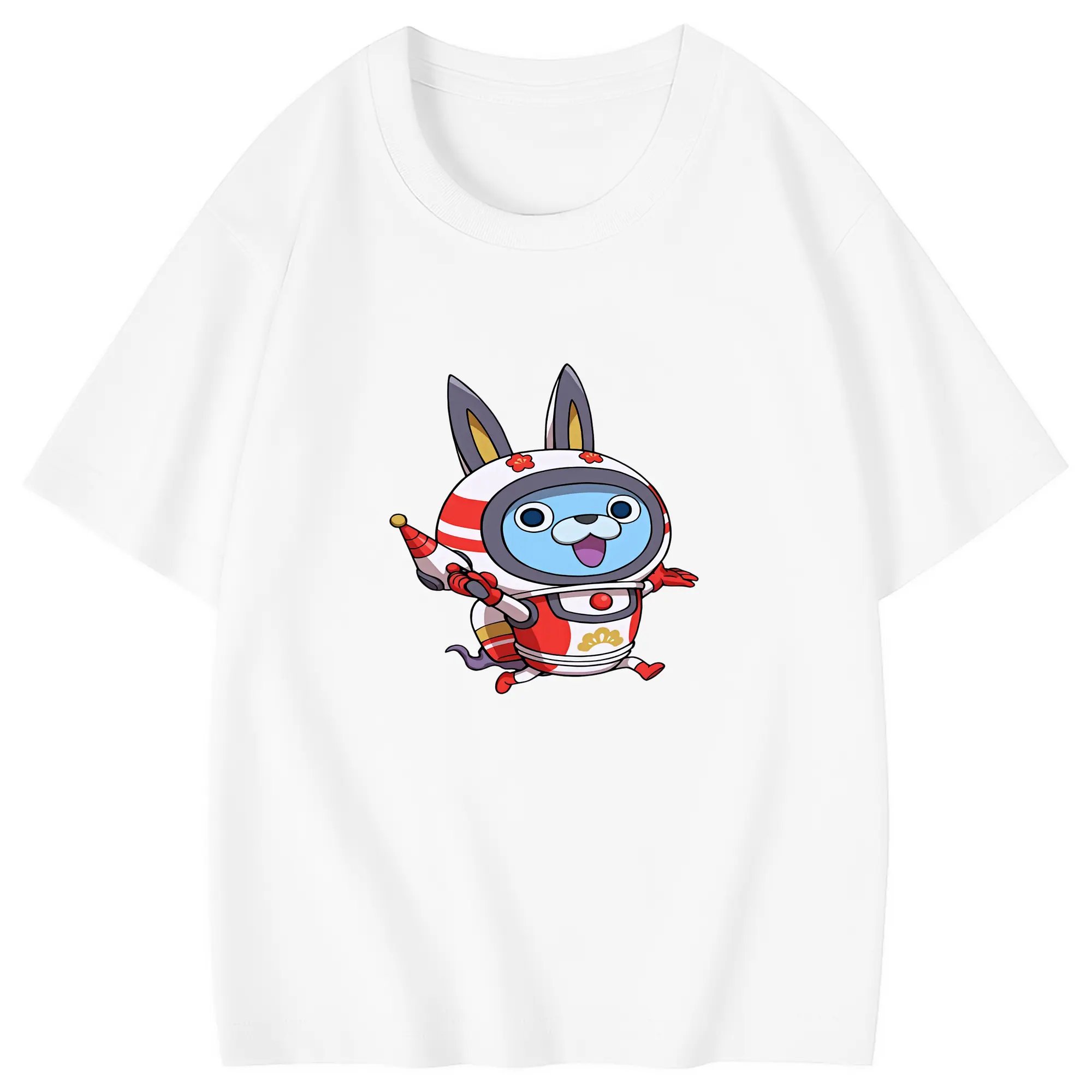 妖怪ウォッチ グッズ,USAピョン - 綿100％ キッズTシャツ ・ フロントプリント ・ 快適 通気性 ・ スポーツ カジュアル 散歩用