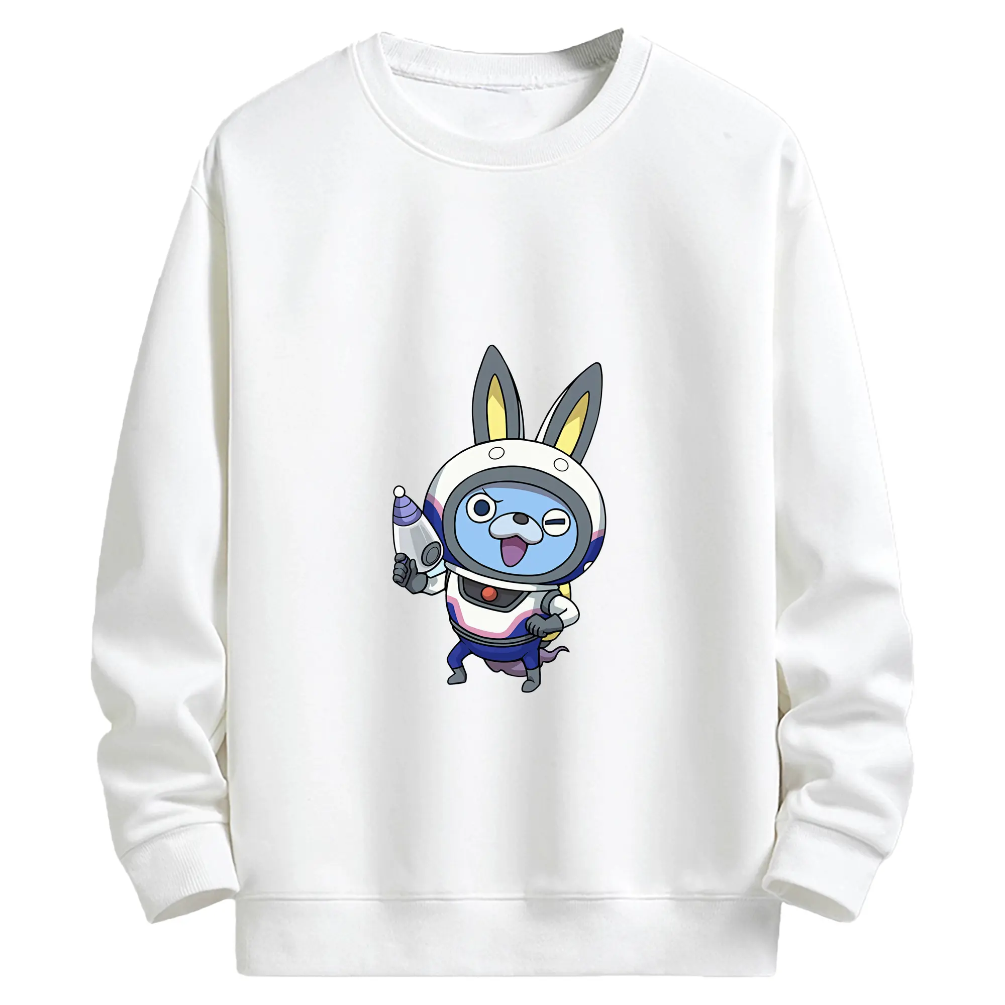 妖怪ウォッチ グッズ,USAピョン - キッズ クルーネックスウェットシャツ ・ フロントプリント ・ 綿80％ ポリエステル20％ ・ 快適 通学 スポーツ 日常使い お散歩用