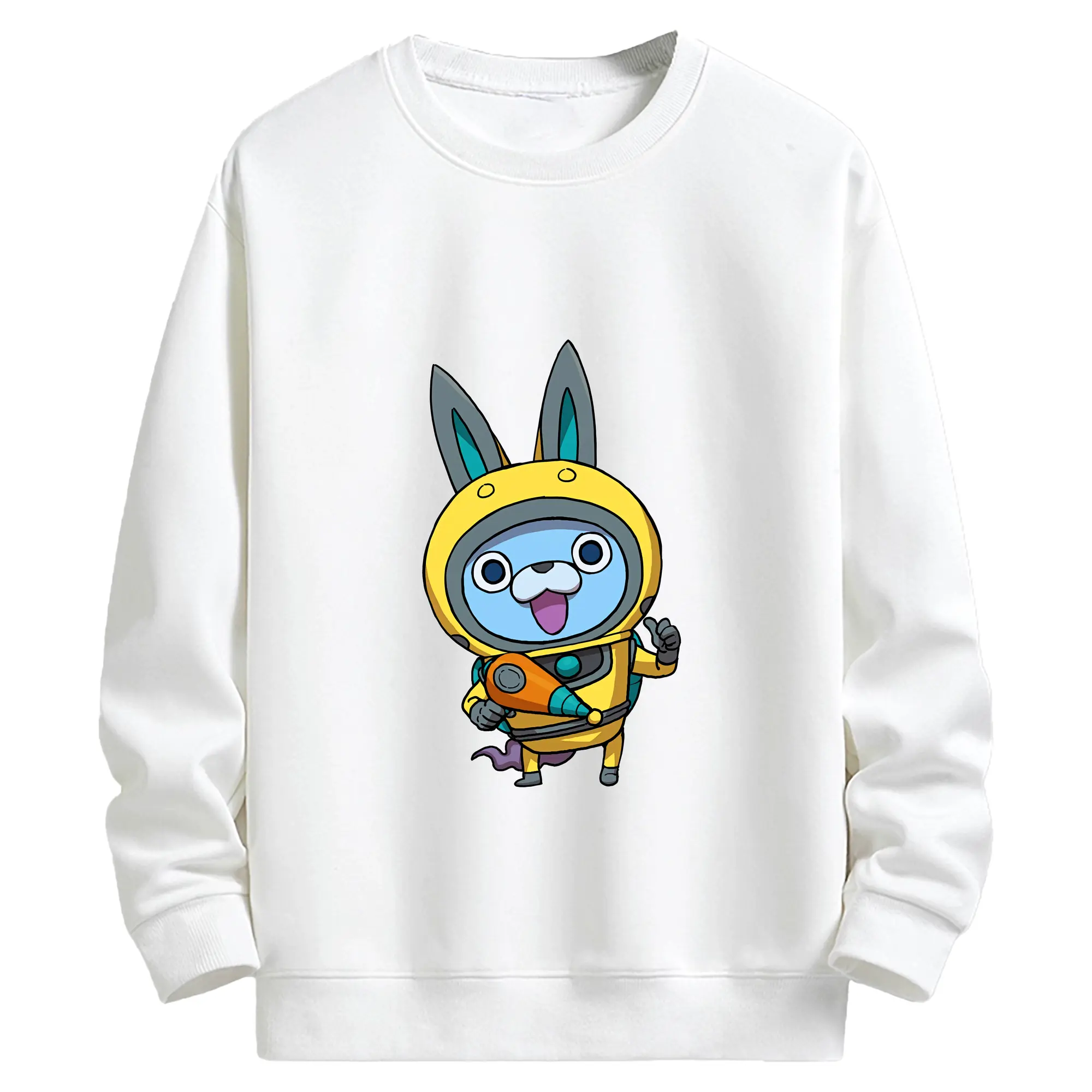 妖怪ウォッチ グッズ,USAピョン - キッズ クルーネックスウェットシャツ ・ フロントプリント ・ 綿80％ ポリエステル20％ ・ 快適 通学 スポーツ 日常使い お散歩用