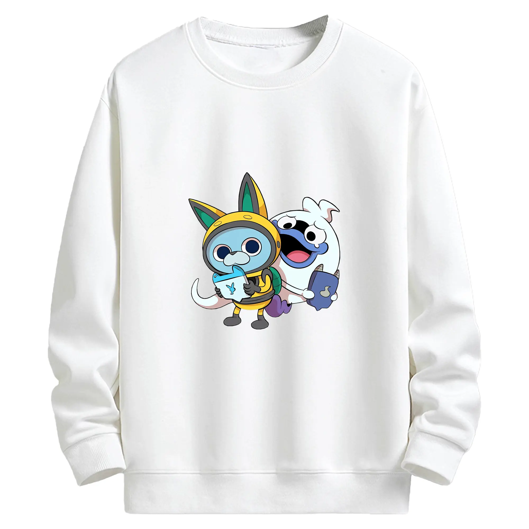 妖怪ウォッチ グッズ,USAピョン - キッズ クルーネックスウェットシャツ ・ フロントプリント ・ 綿80％ ポリエステル20％ ・ 快適 通学 スポーツ 日常使い お散歩用