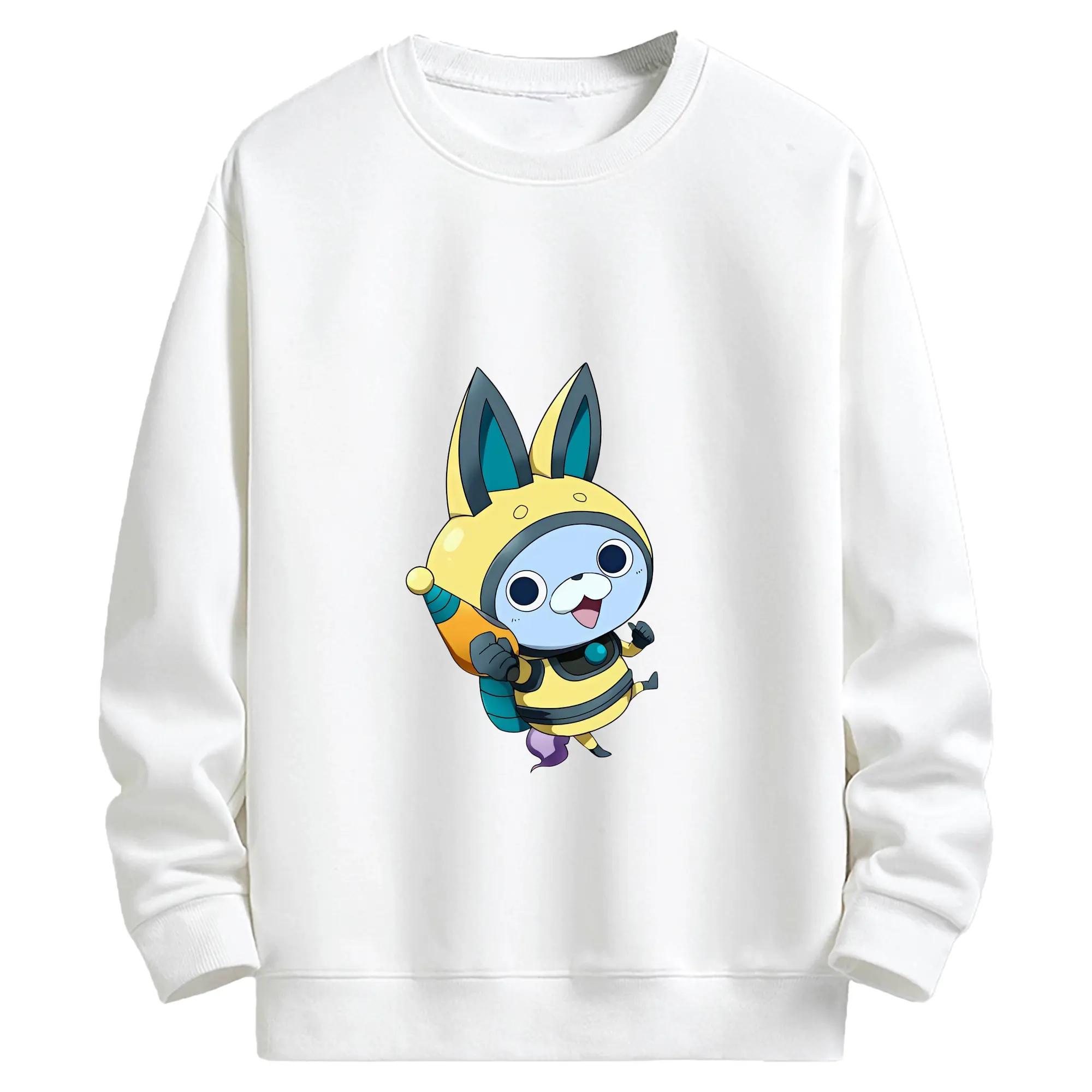 妖怪ウォッチ グッズ,USAピョン - キッズ クルーネックスウェットシャツ ・ フロントプリント ・ 綿80％ ポリエステル20％ ・ 快適 通学 スポーツ 日常使い お散歩用