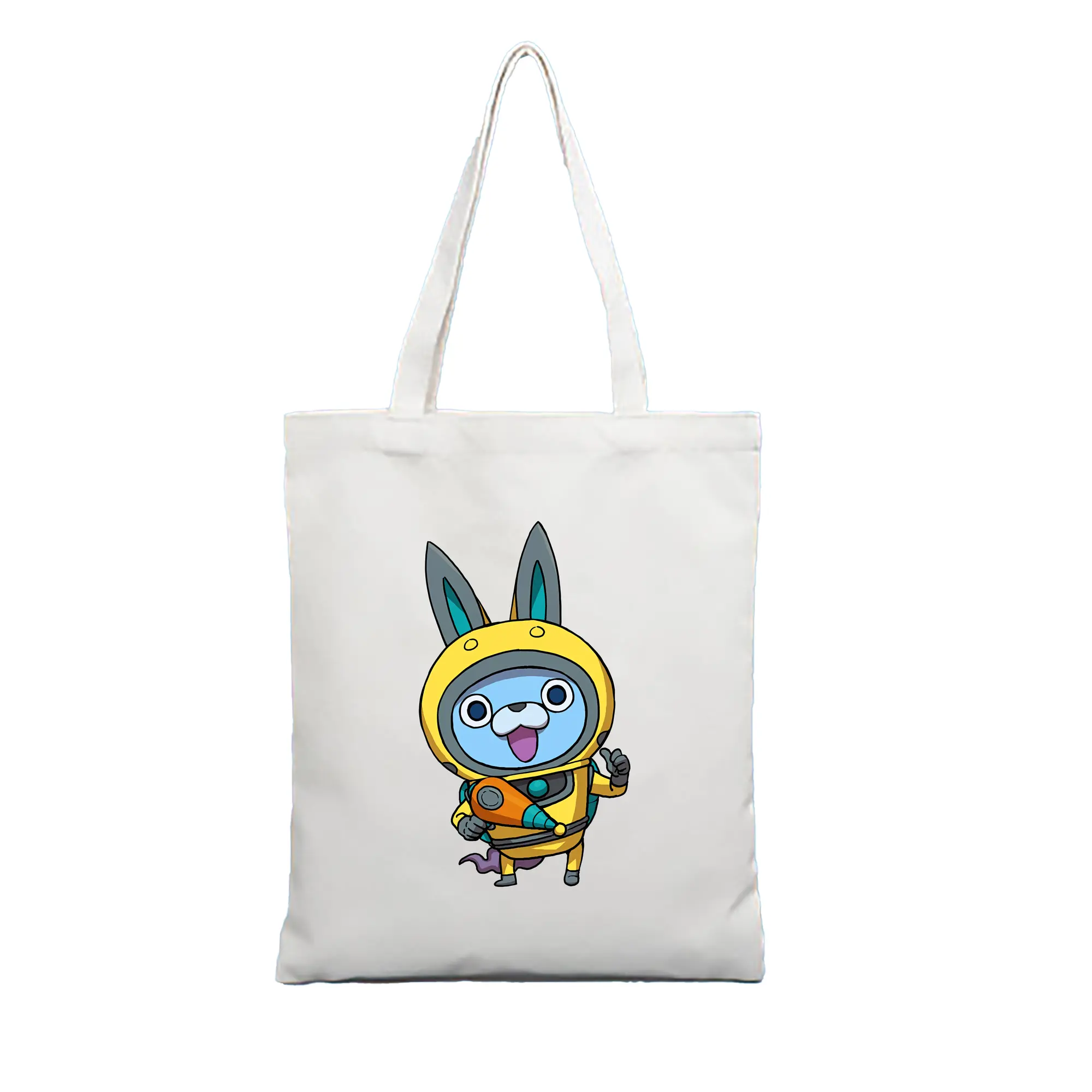 妖怪ウォッチ グッズ,USAピョン - 縦型キャンバス手提げバッグ（トートバッグ） ・ キャンバス素材 ・ ショッピング用 ・ 軽量 丈夫 お手入れ簡単