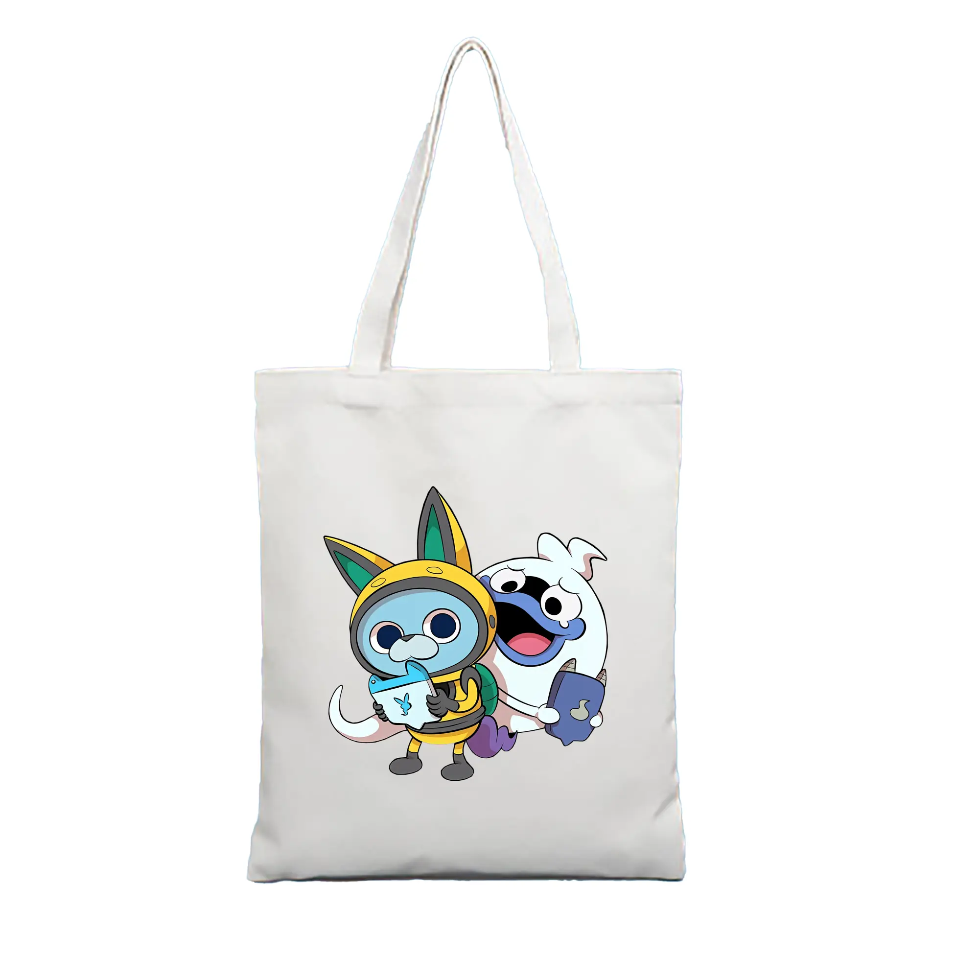 妖怪ウォッチ グッズ,USAピョン - 縦型キャンバス手提げバッグ（トートバッグ） ・ キャンバス素材 ・ ショッピング用 ・ 軽量 丈夫 お手入れ簡単