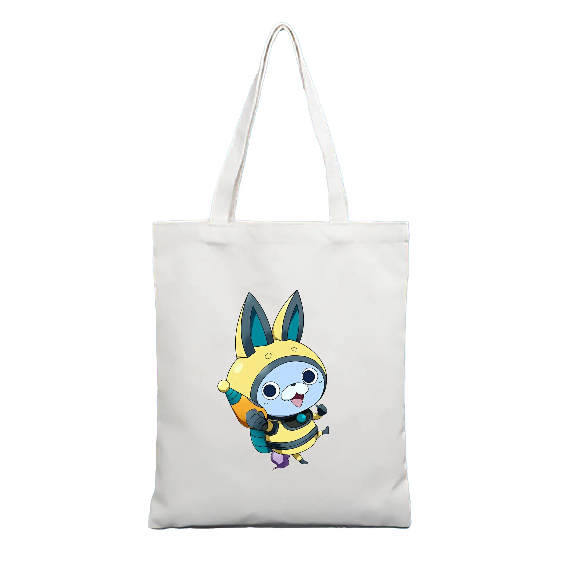 妖怪ウォッチ グッズ,USAピョン - 縦型キャンバス手提げバッグ（トートバッグ） ・ キャンバス素材 ・ ショッピング用 ・ 軽量 丈夫 お手入れ簡単