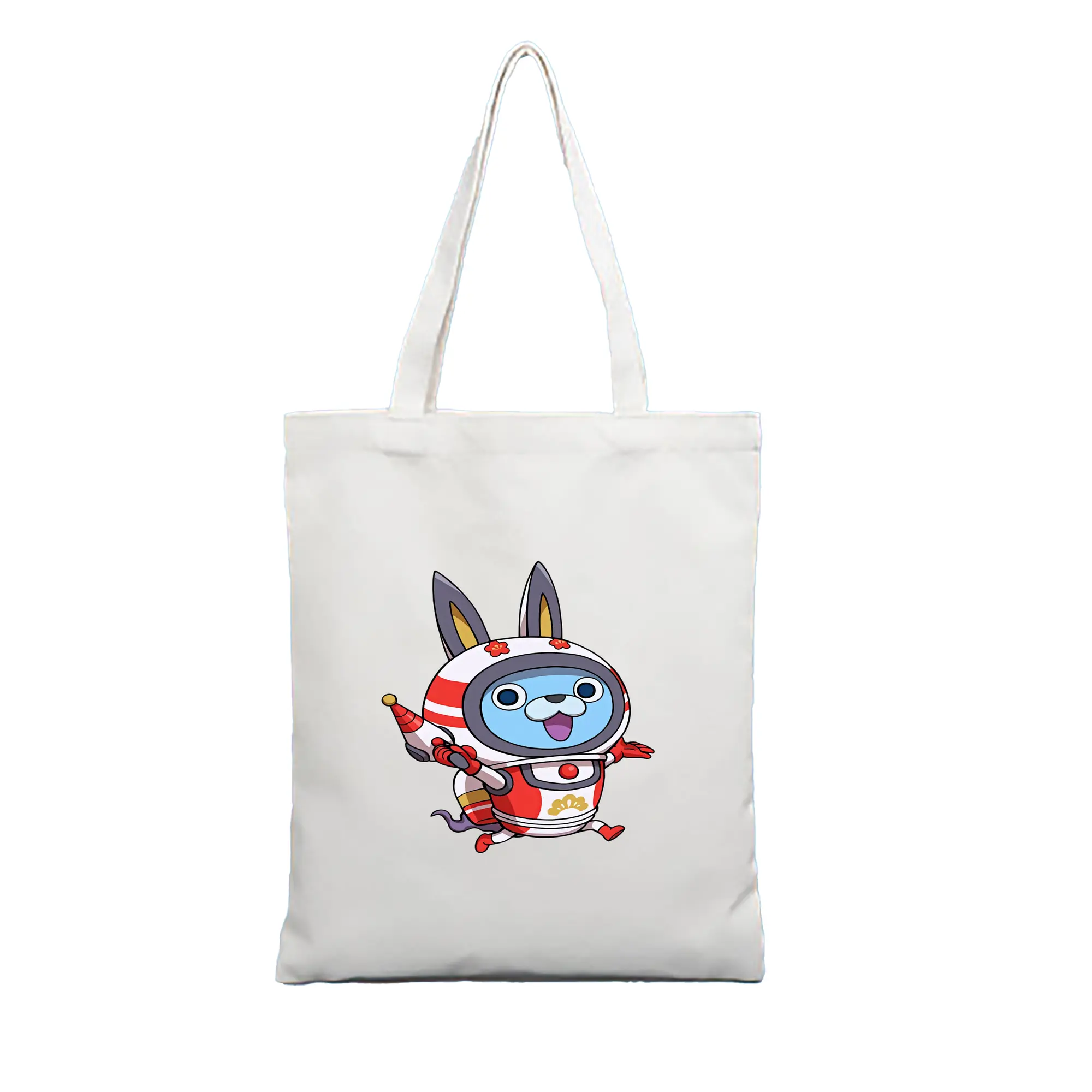 妖怪ウォッチ グッズ,USAピョン - 縦型キャンバス手提げバッグ（トートバッグ） ・ キャンバス素材 ・ ショッピング用 ・ 軽量 丈夫 お手入れ簡単