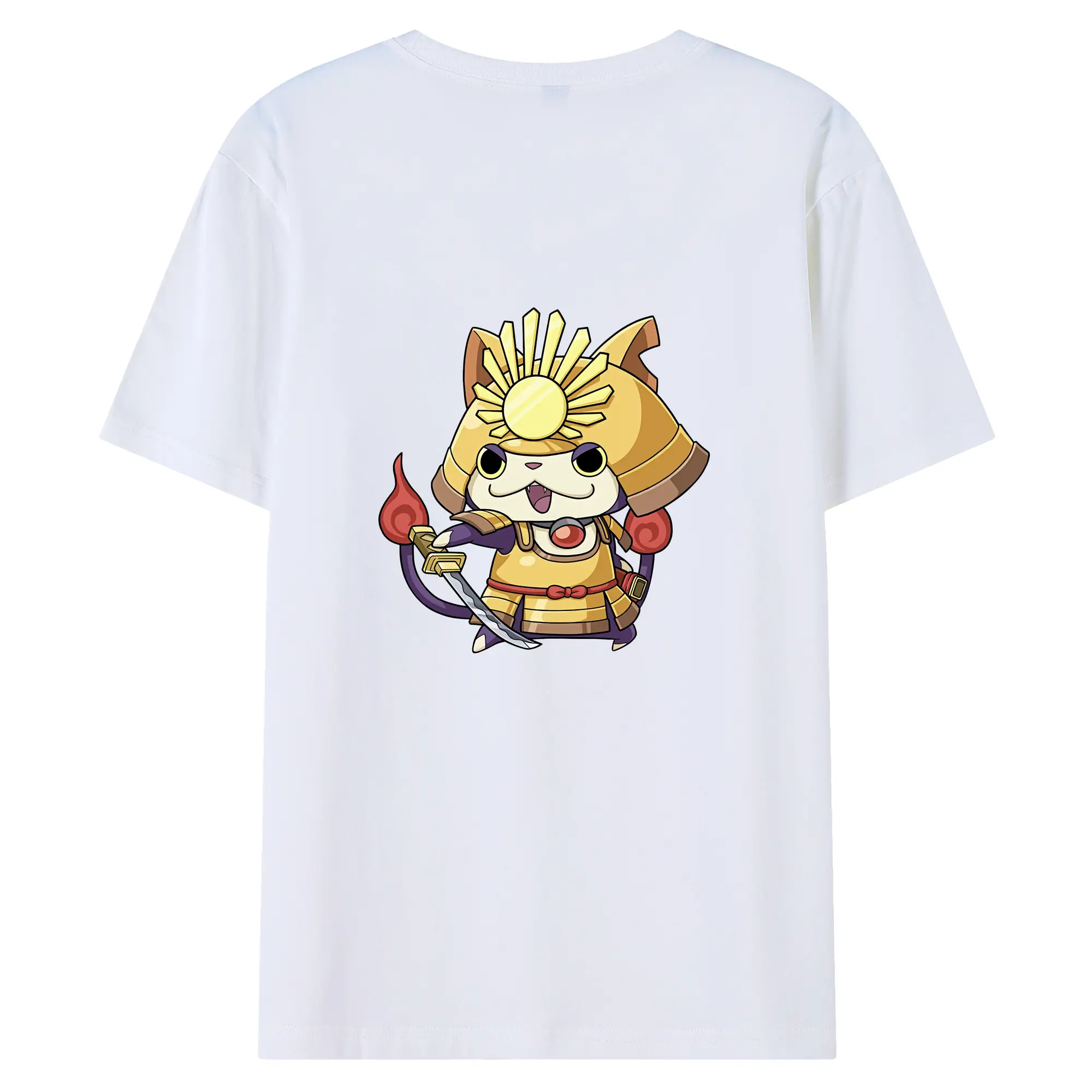 妖怪ウォッチ グッズ,ブシニャン - 綿100％ 半袖Tシャツ ・ バックプリント ・ 快適 通気性 ・ 日常使い 散歩 スポーツ用