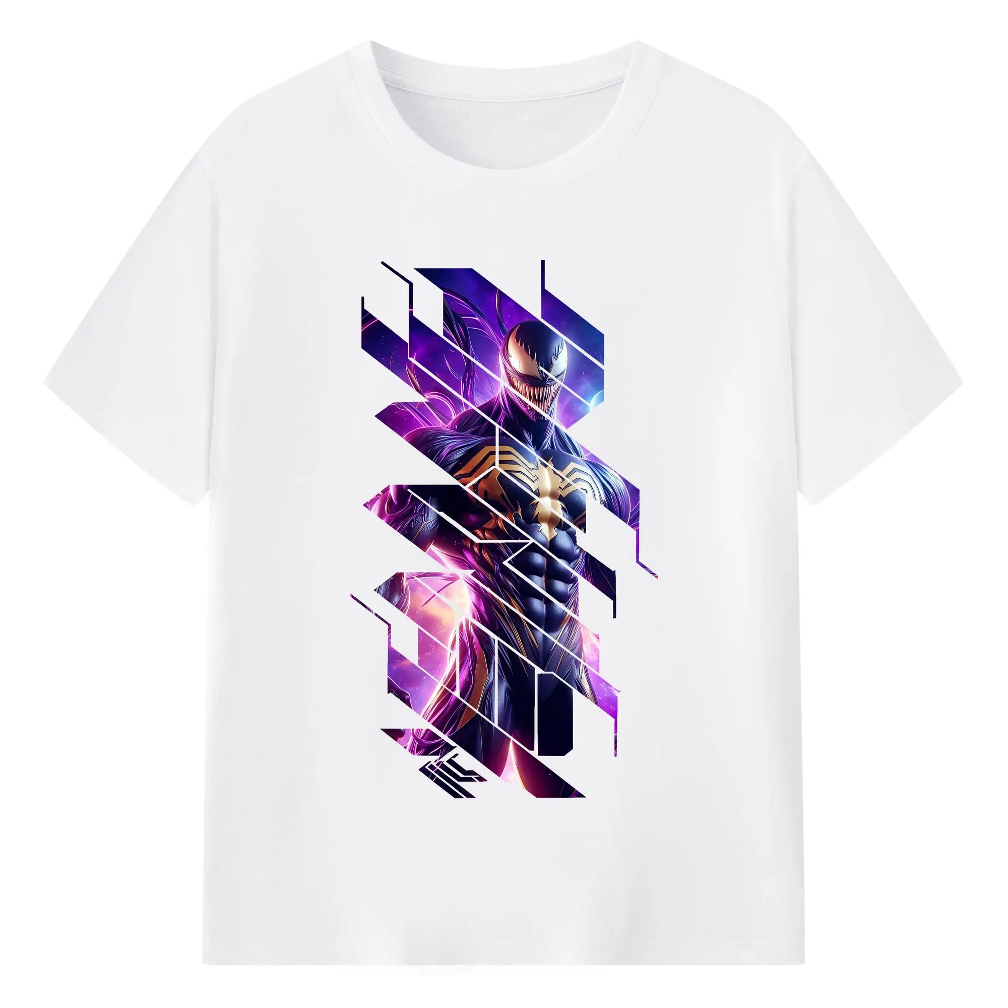 ヴェノム グッズ,ヴェノム - 綿100％ 半袖Tシャツ ・ フロントプリント ・ 快適 通気性 ・ 日常使い 散歩 スポーツ用