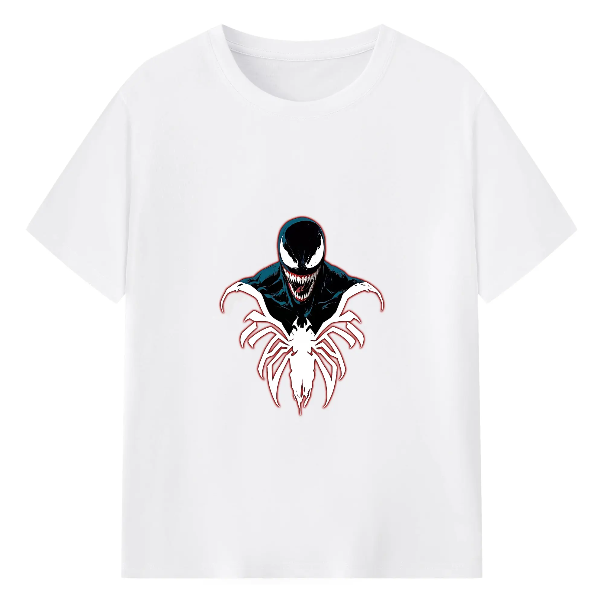 ヴェノム グッズ,ヴェノム - 綿100％ 半袖Tシャツ ・ フロントプリント ・ 快適 通気性 ・ 日常使い 散歩 スポーツ用