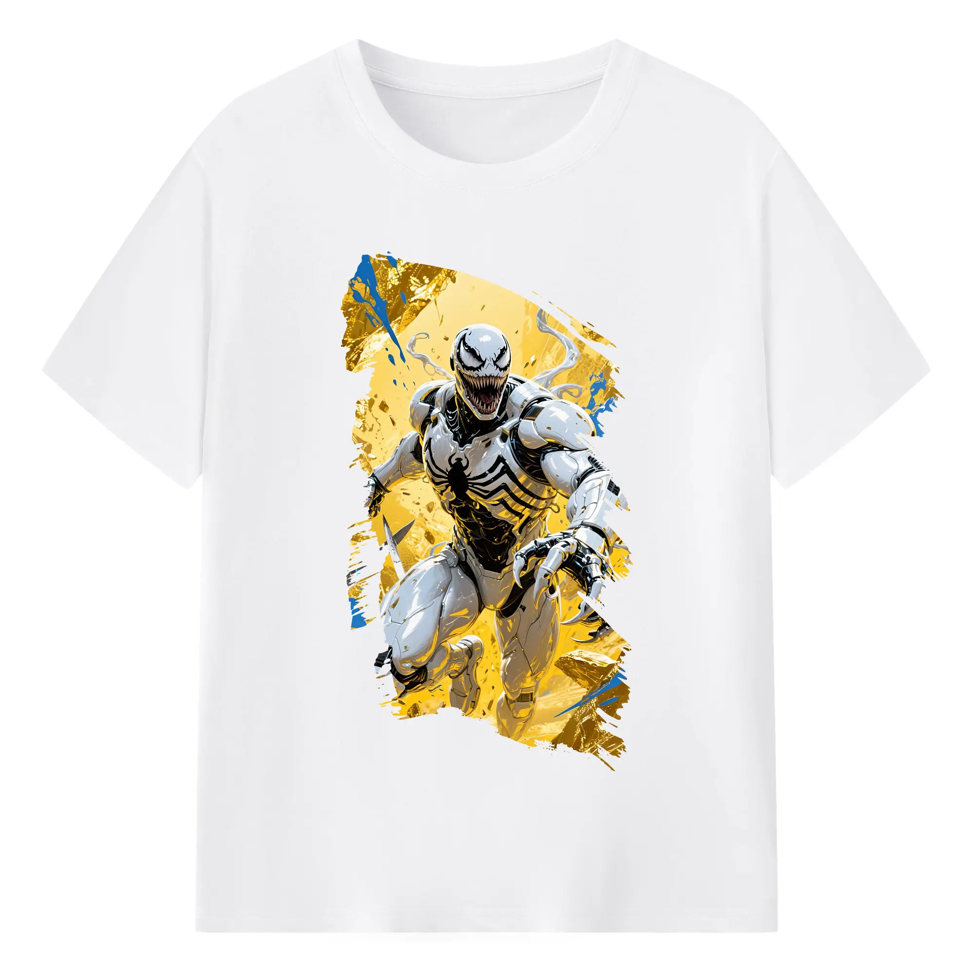 ヴェノム グッズ,ヴェノム - 綿100％ 半袖Tシャツ ・ フロントプリント ・ 快適 通気性 ・ 日常使い 散歩 スポーツ用