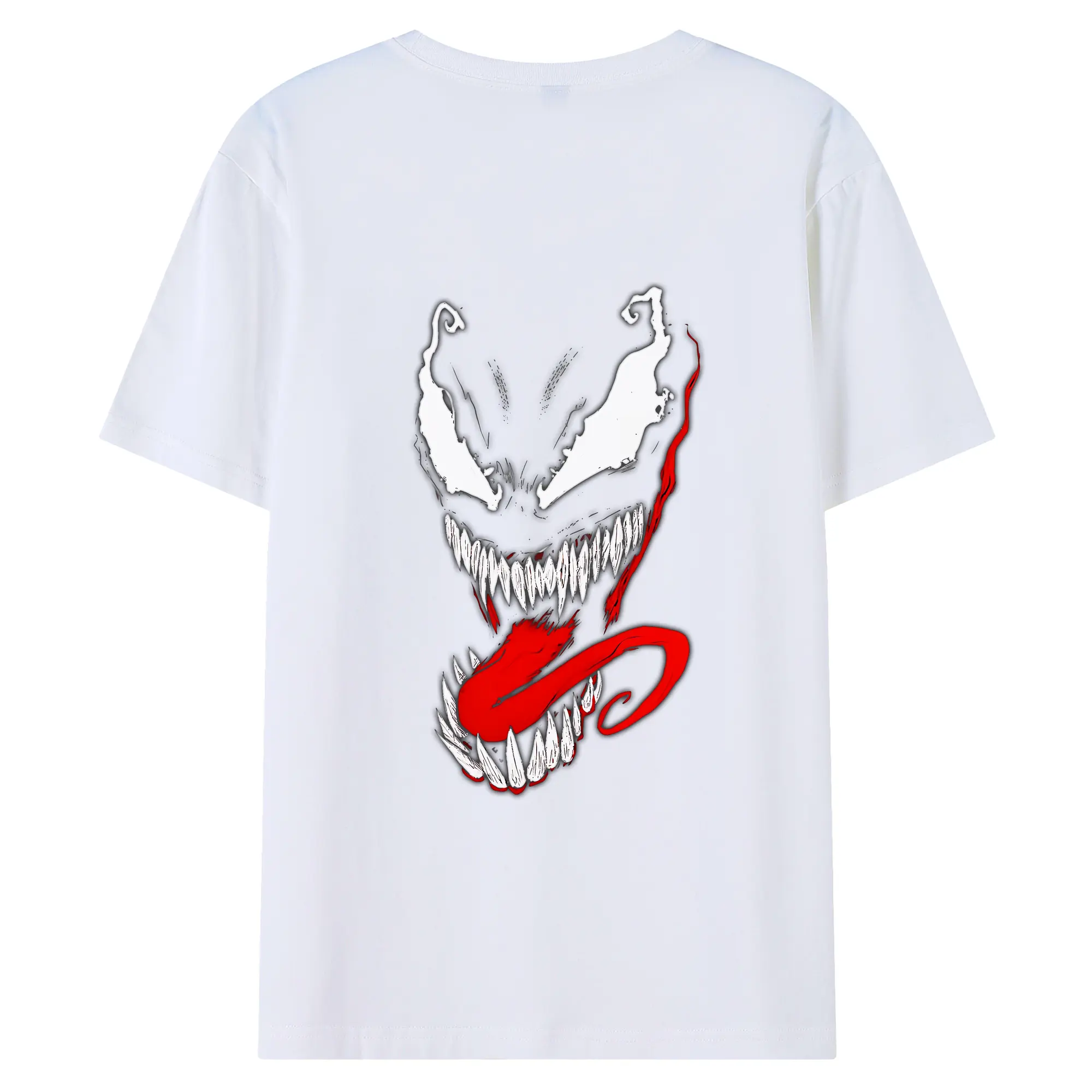 ヴェノム グッズ,ヴェノム - 綿100％ 半袖Tシャツ ・ バックプリント ・ 快適 通気性 ・ 日常使い 散歩 スポーツ用